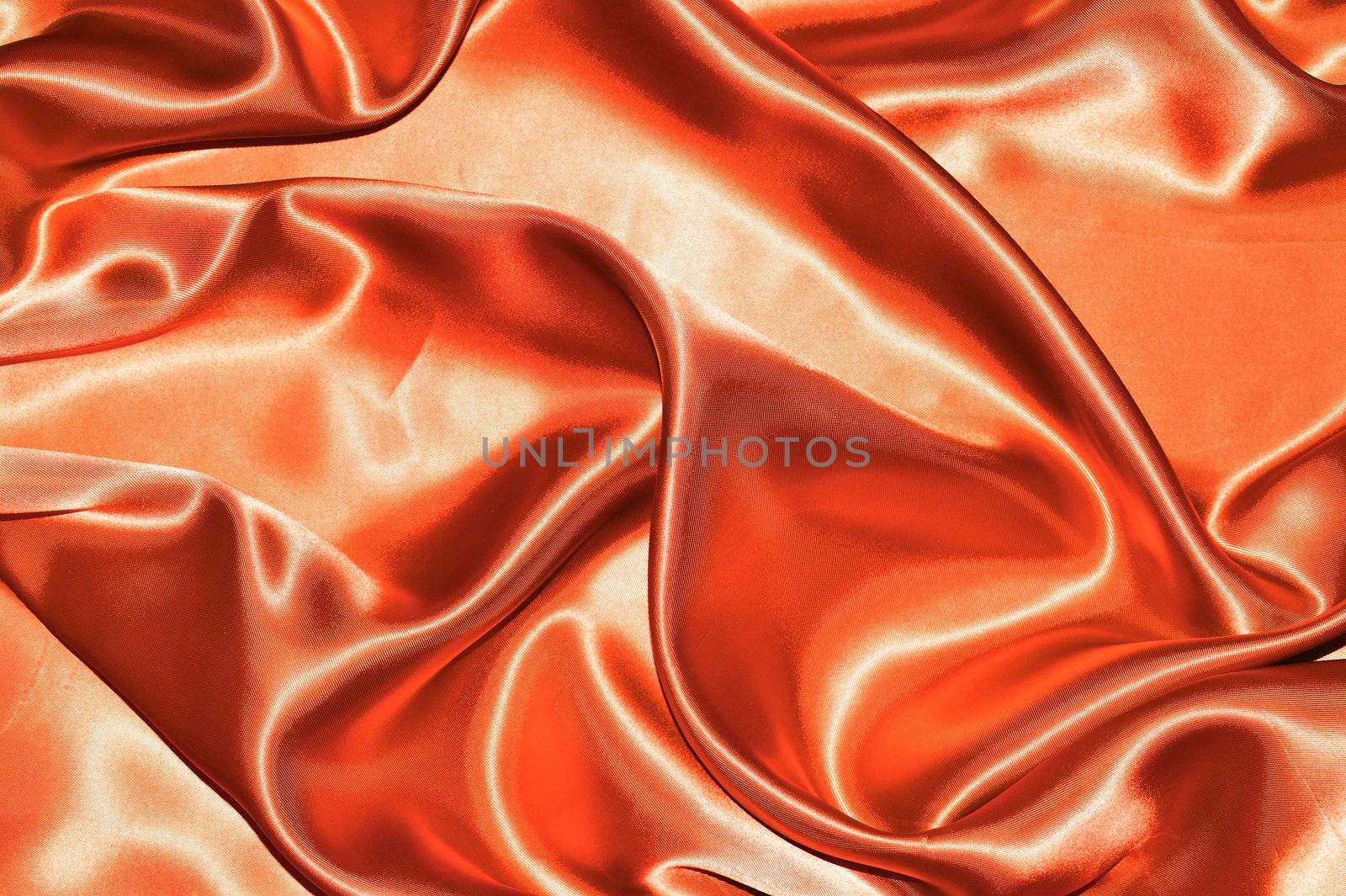 Beautiful folded red silk background