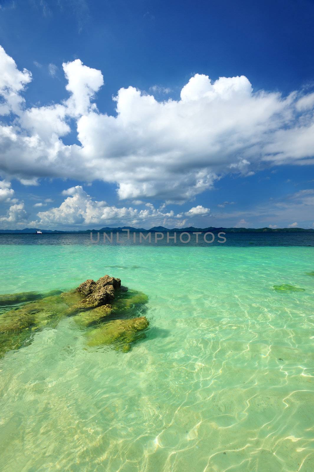 Beautiful beach landscape in Thailand