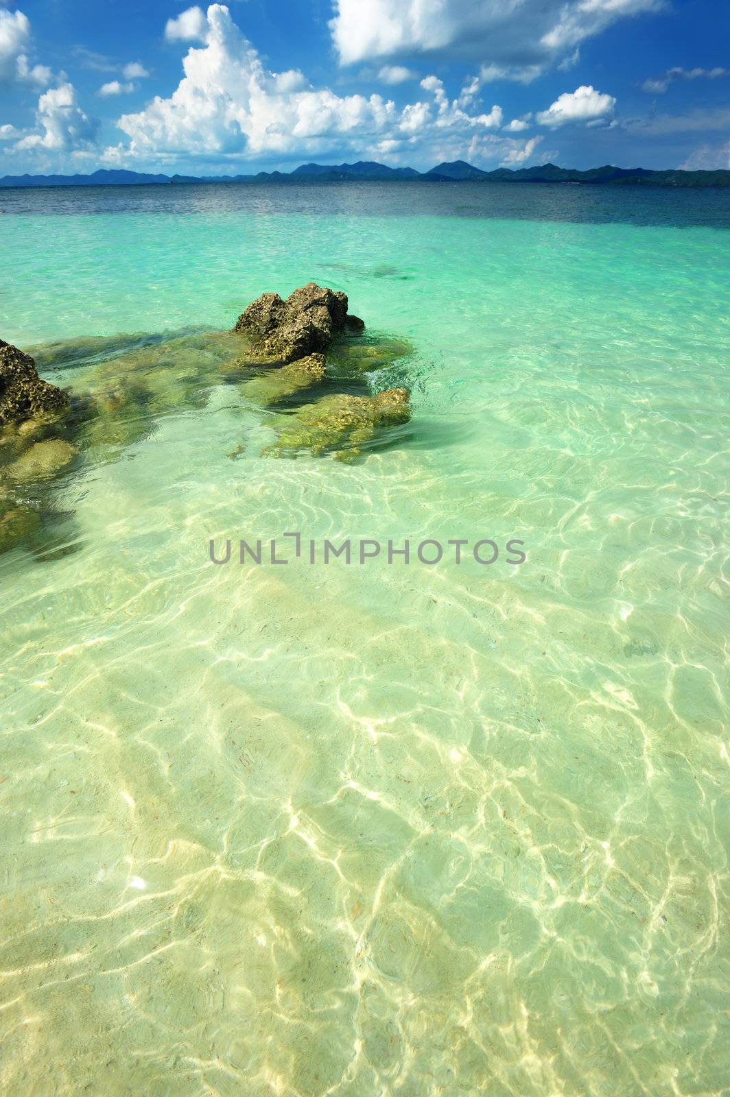 Beautiful beach landscape in Thailand