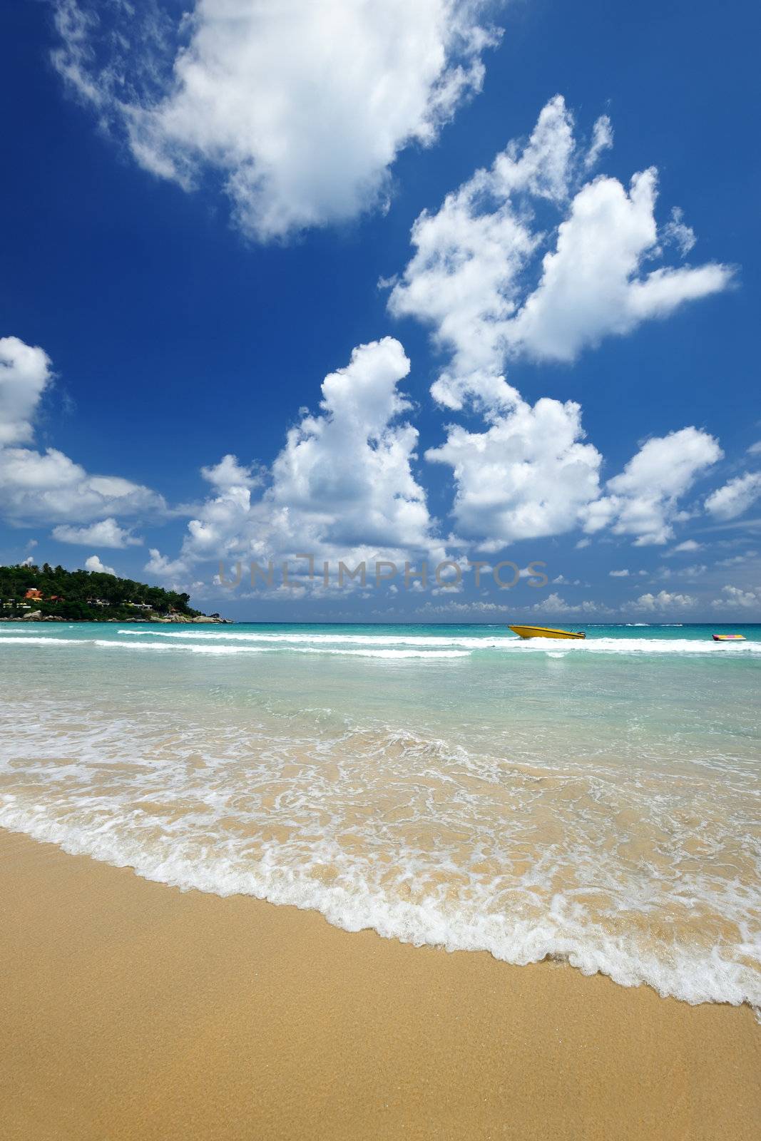 Beautiful beach landscape in Thailand