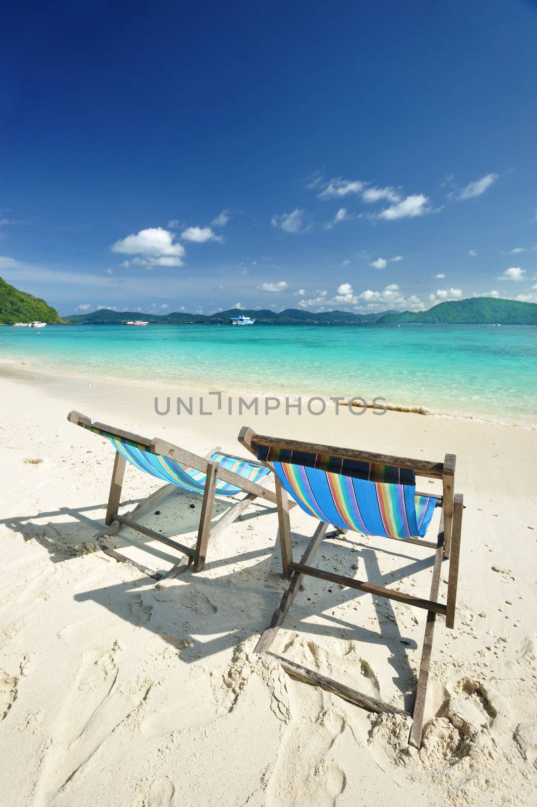 Beautiful beach landscape in Thailand