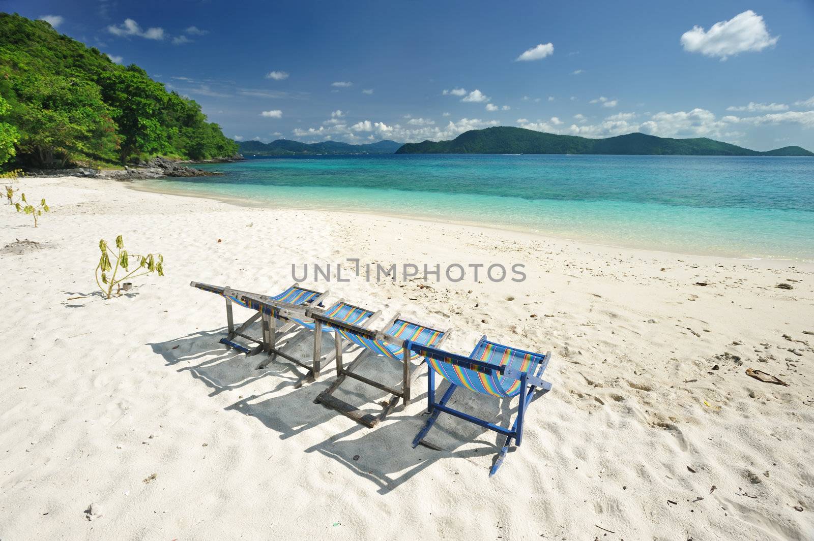 Beautiful beach landscape in Thailand