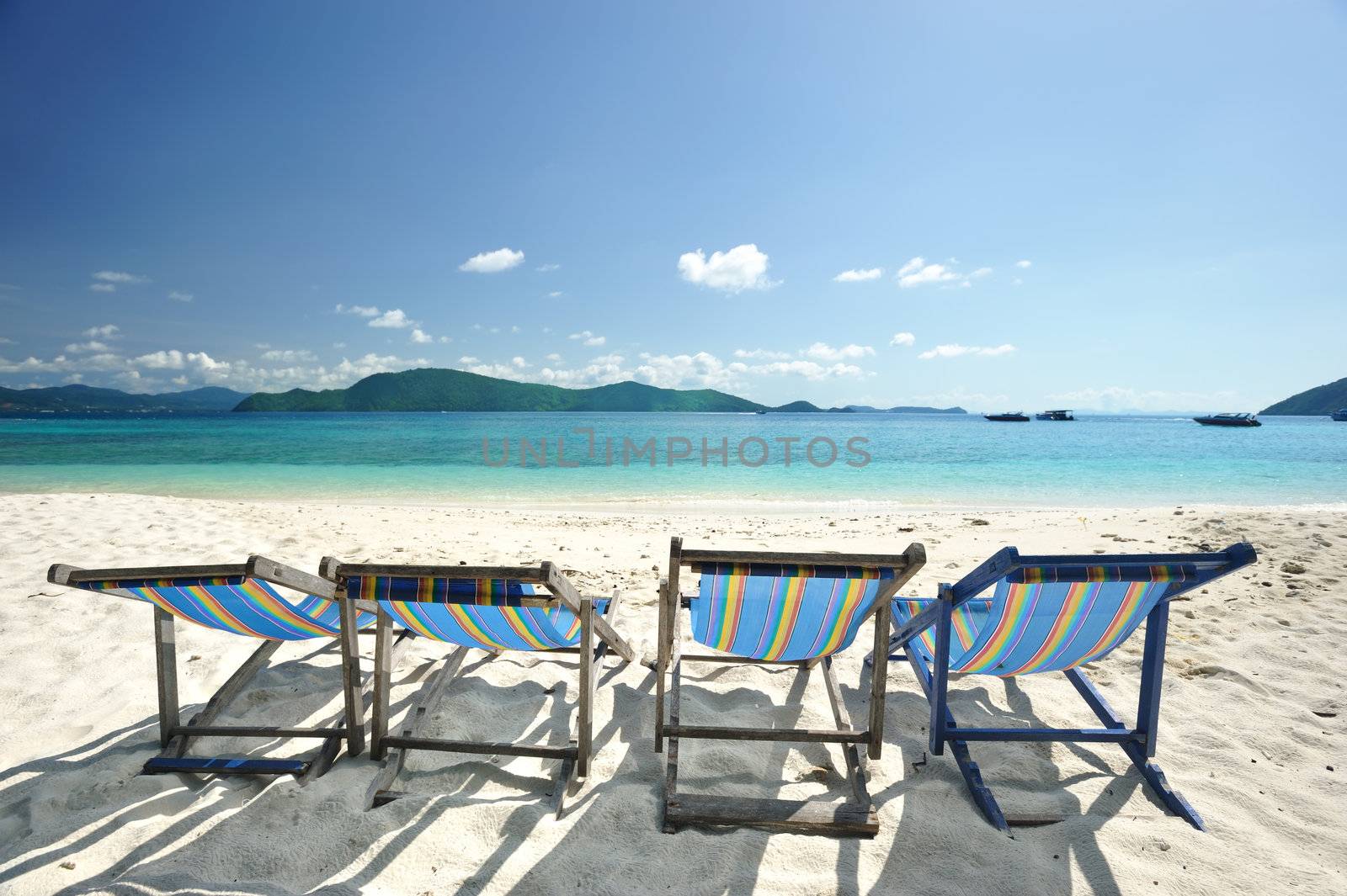 Beautiful beach landscape in Thailand