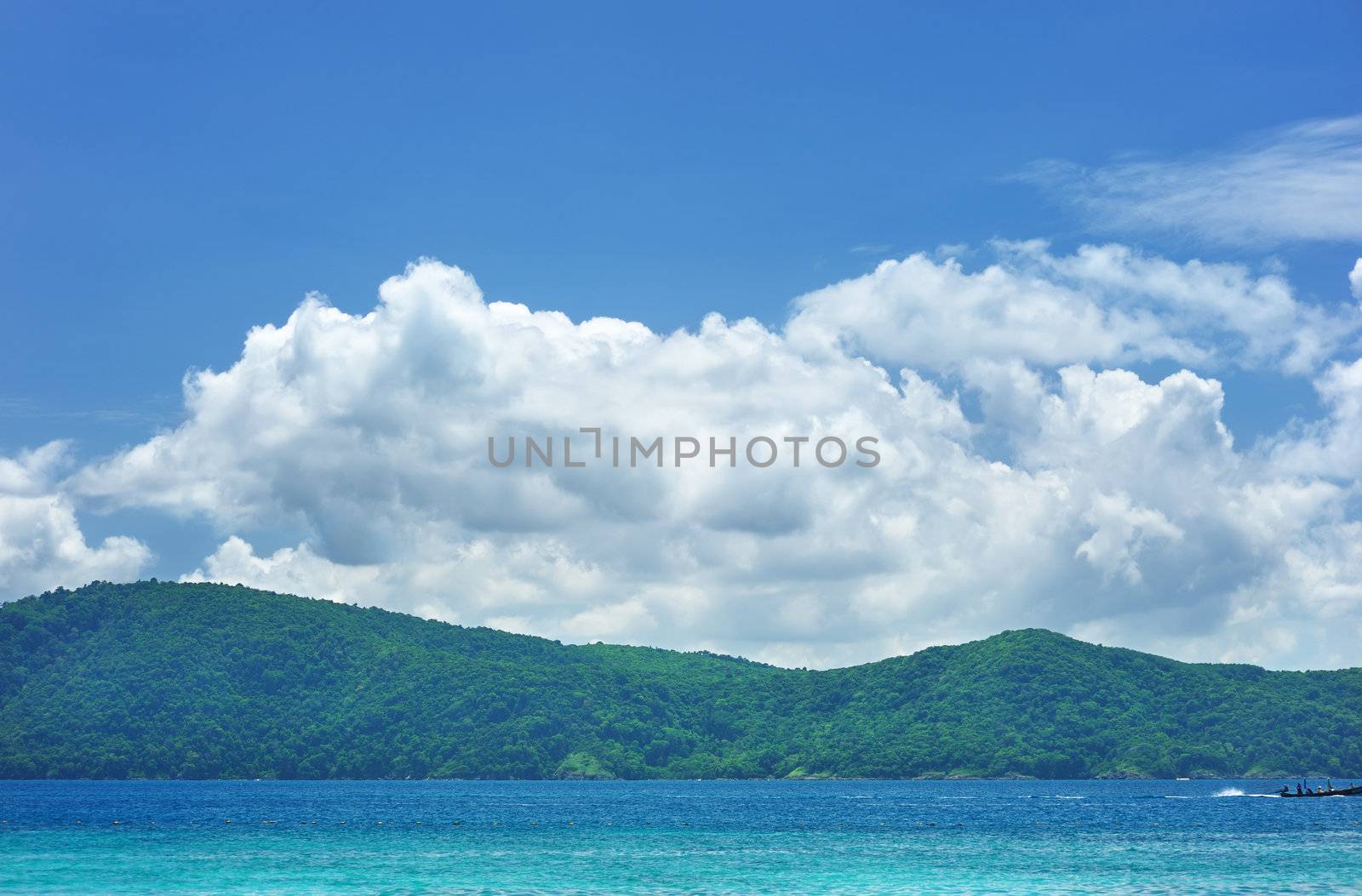 Beautiful beach landscape in Thailand