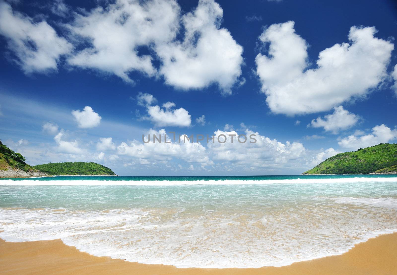 Beautiful beach landscape in Thailand