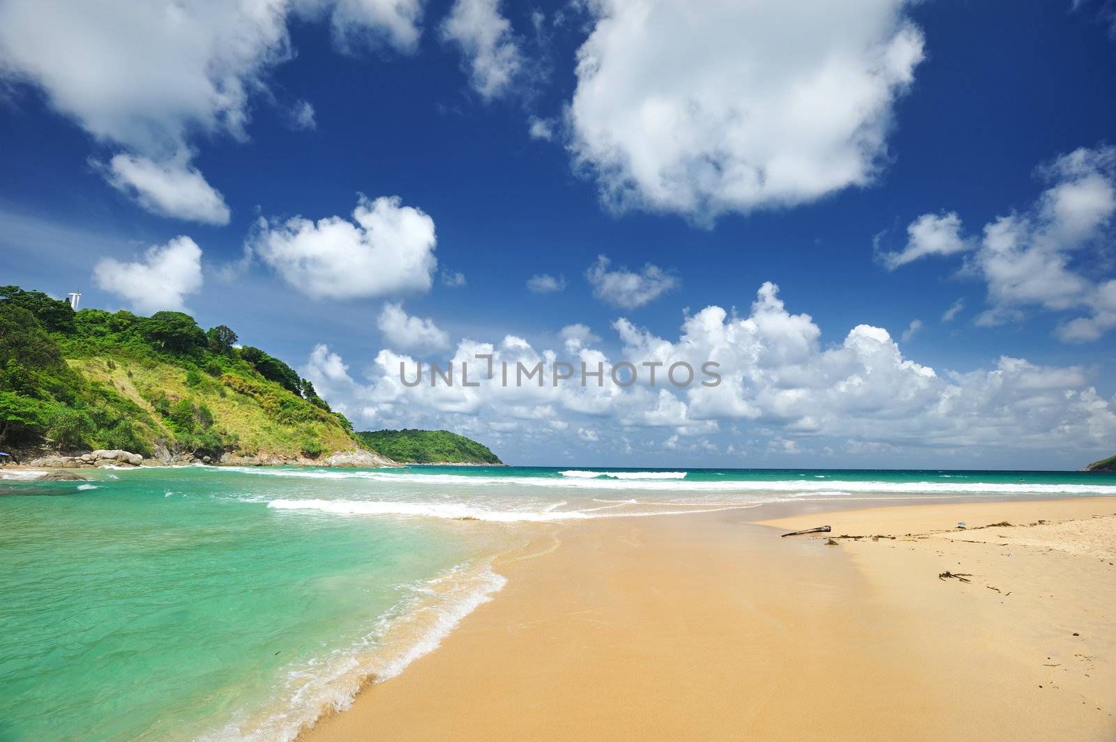 Beautiful beach landscape in Thailand