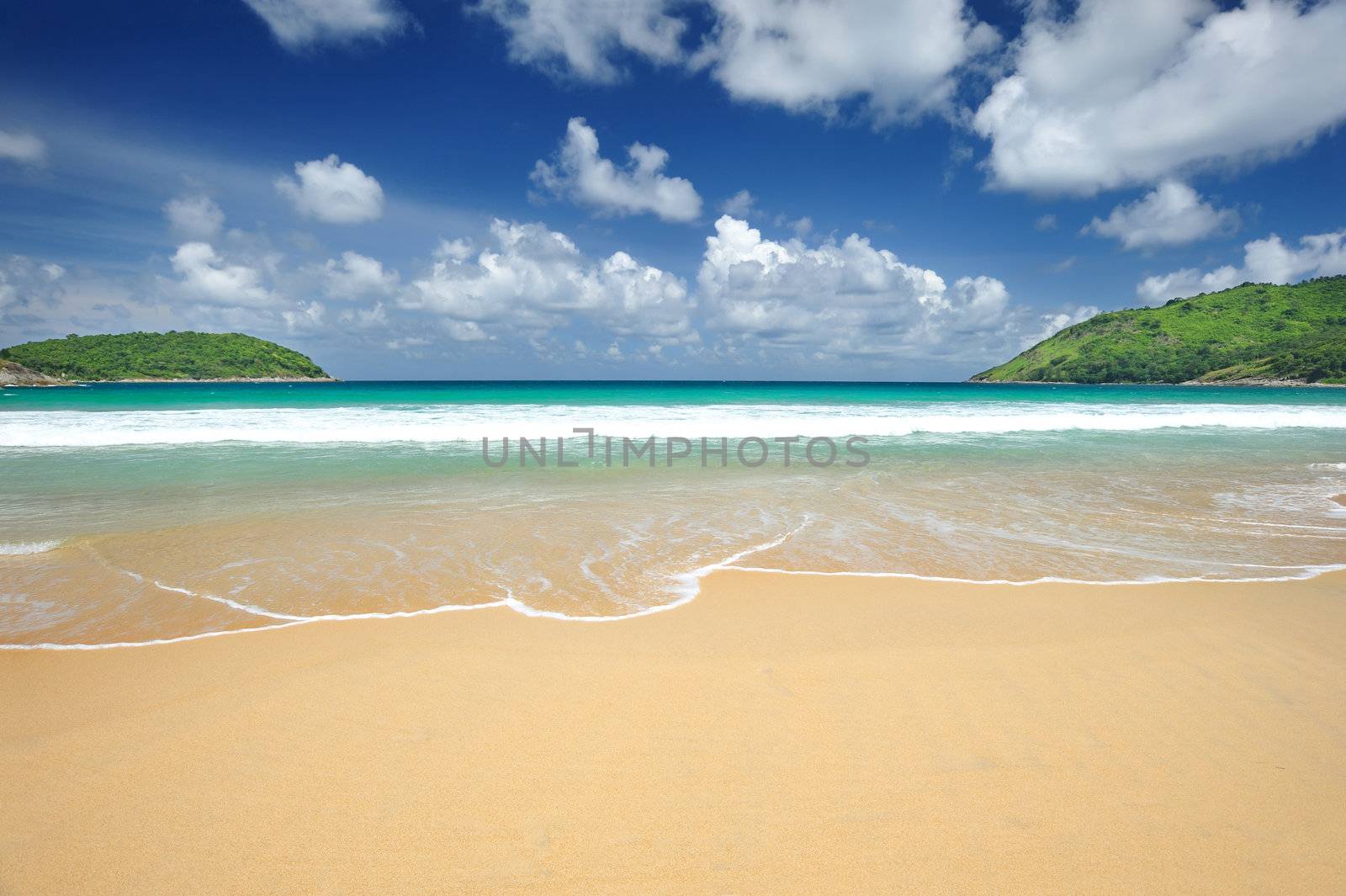 Beautiful beach landscape in Thailand