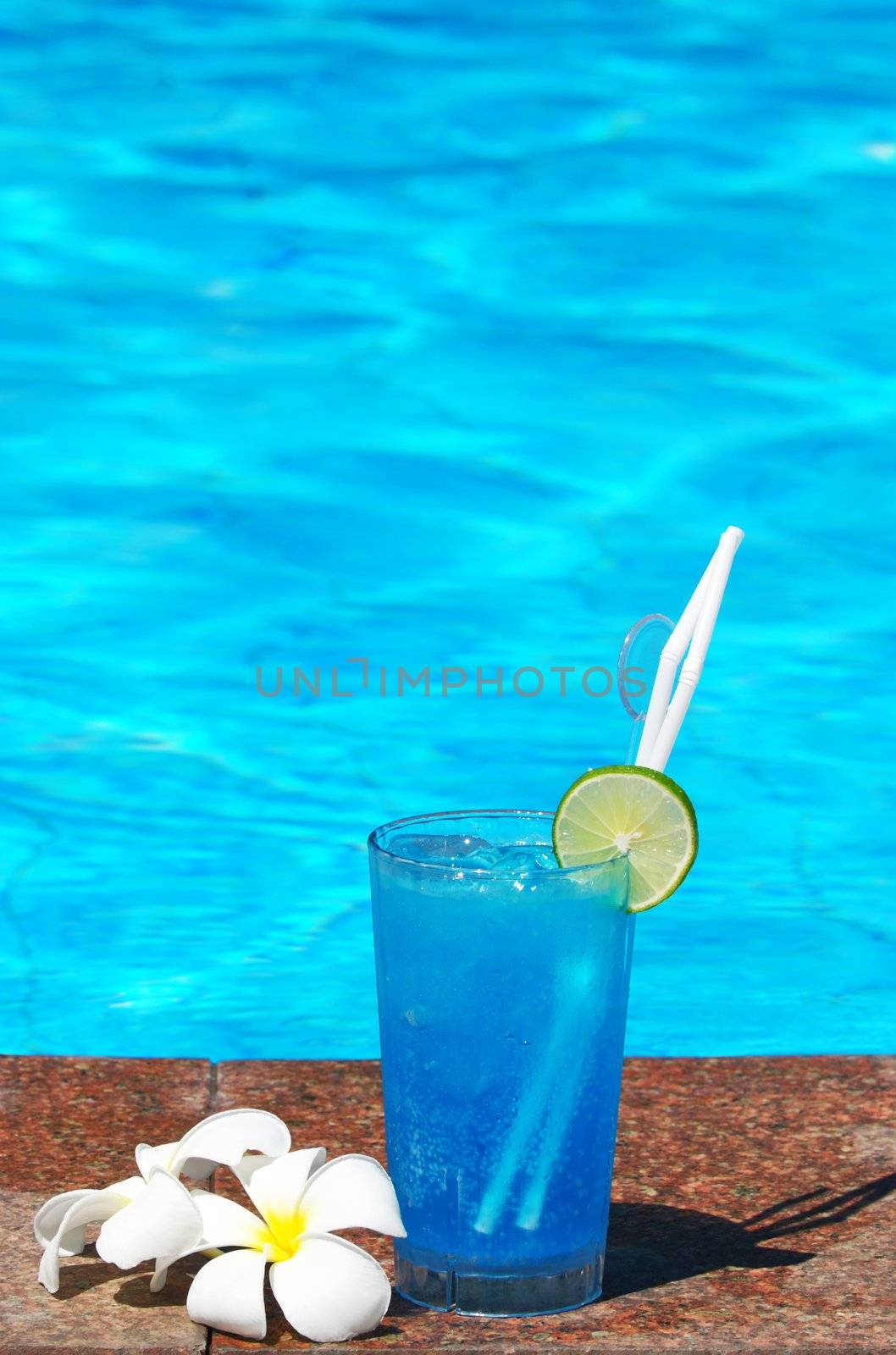 Cocktail near the swimming pool