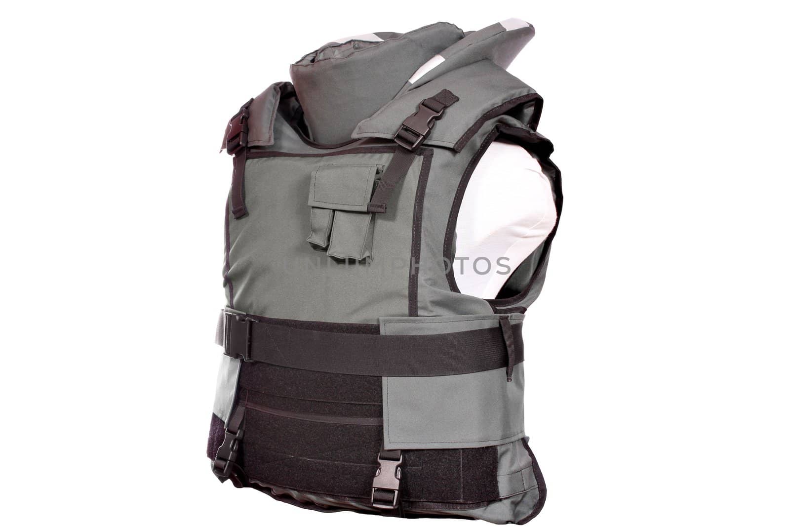 green bulletproof vest