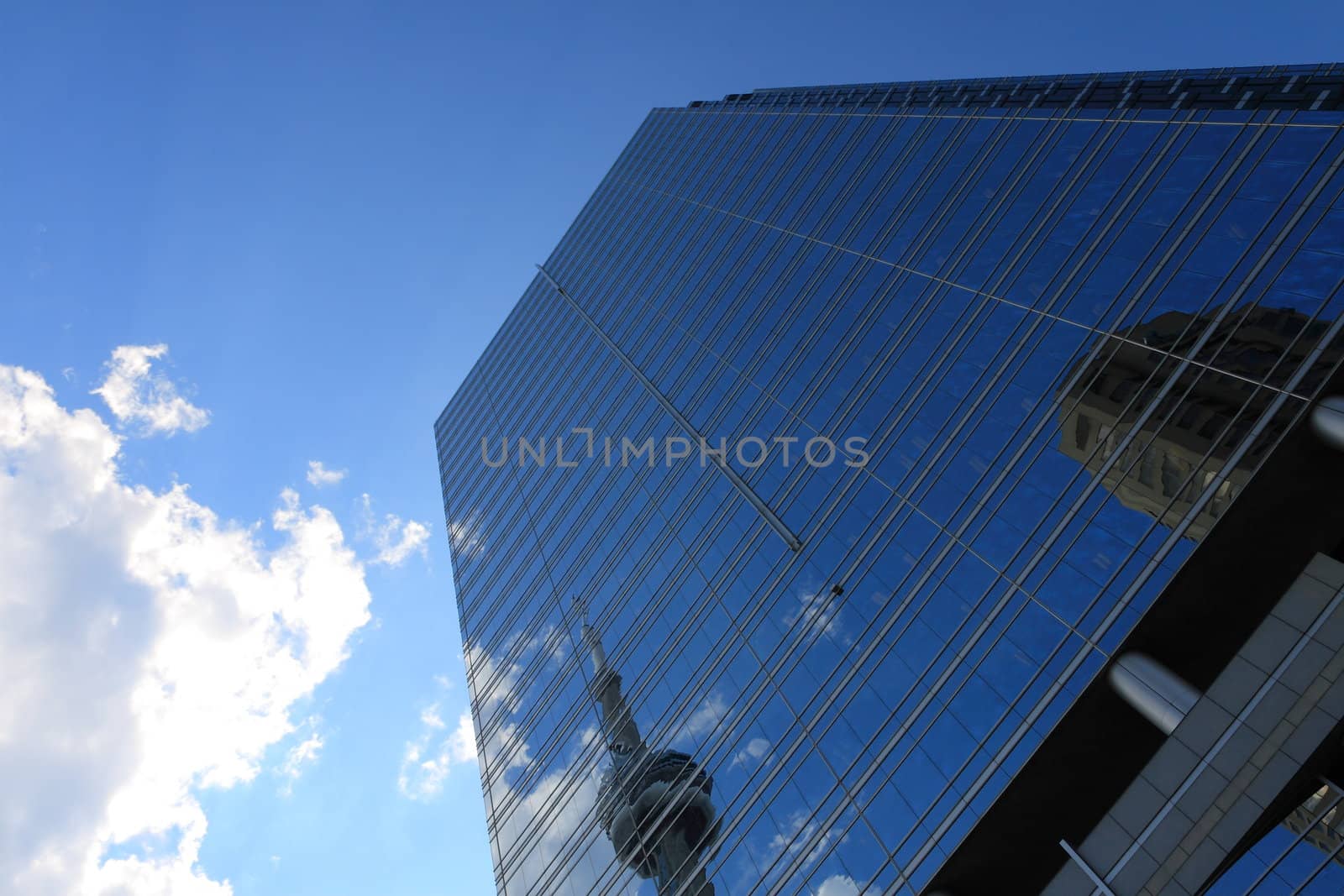 New skyscrapers of downtown.Canada.