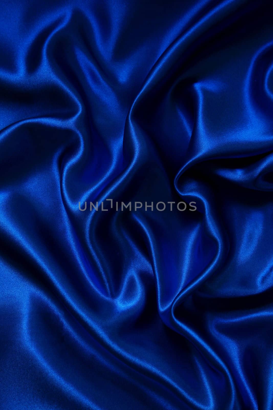 Smooth elegant blue silk can use as background
