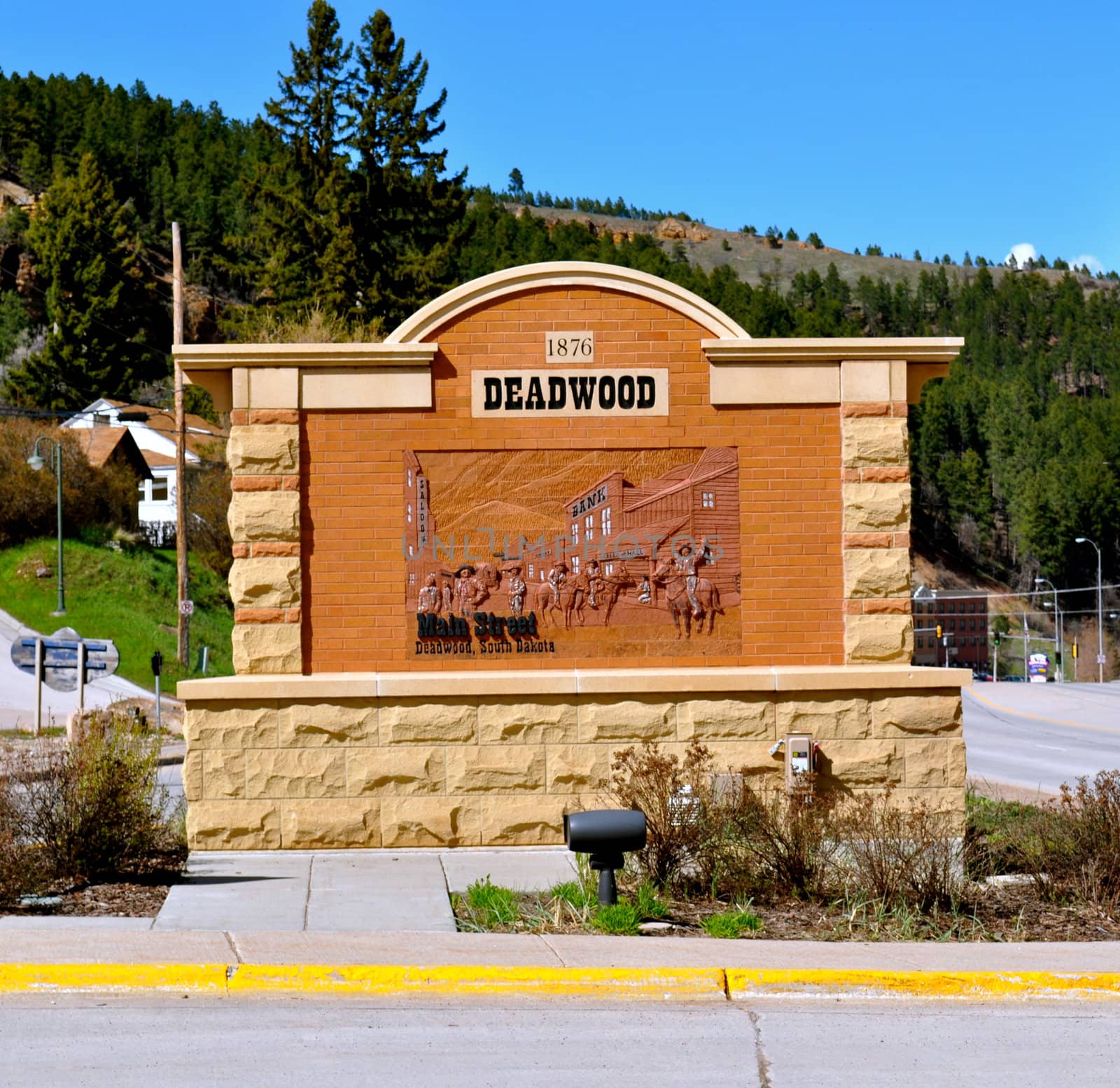 Deadwood 1876 Sign by RefocusPhoto