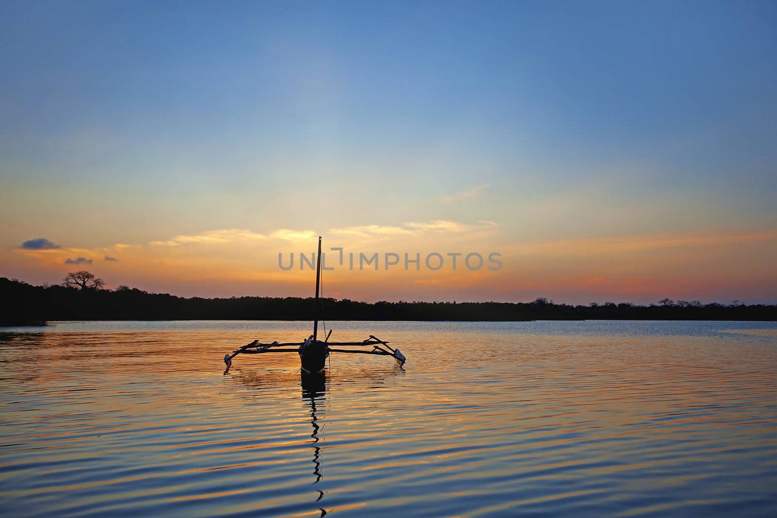 Untouched nature at Mafia Island in Tanzania