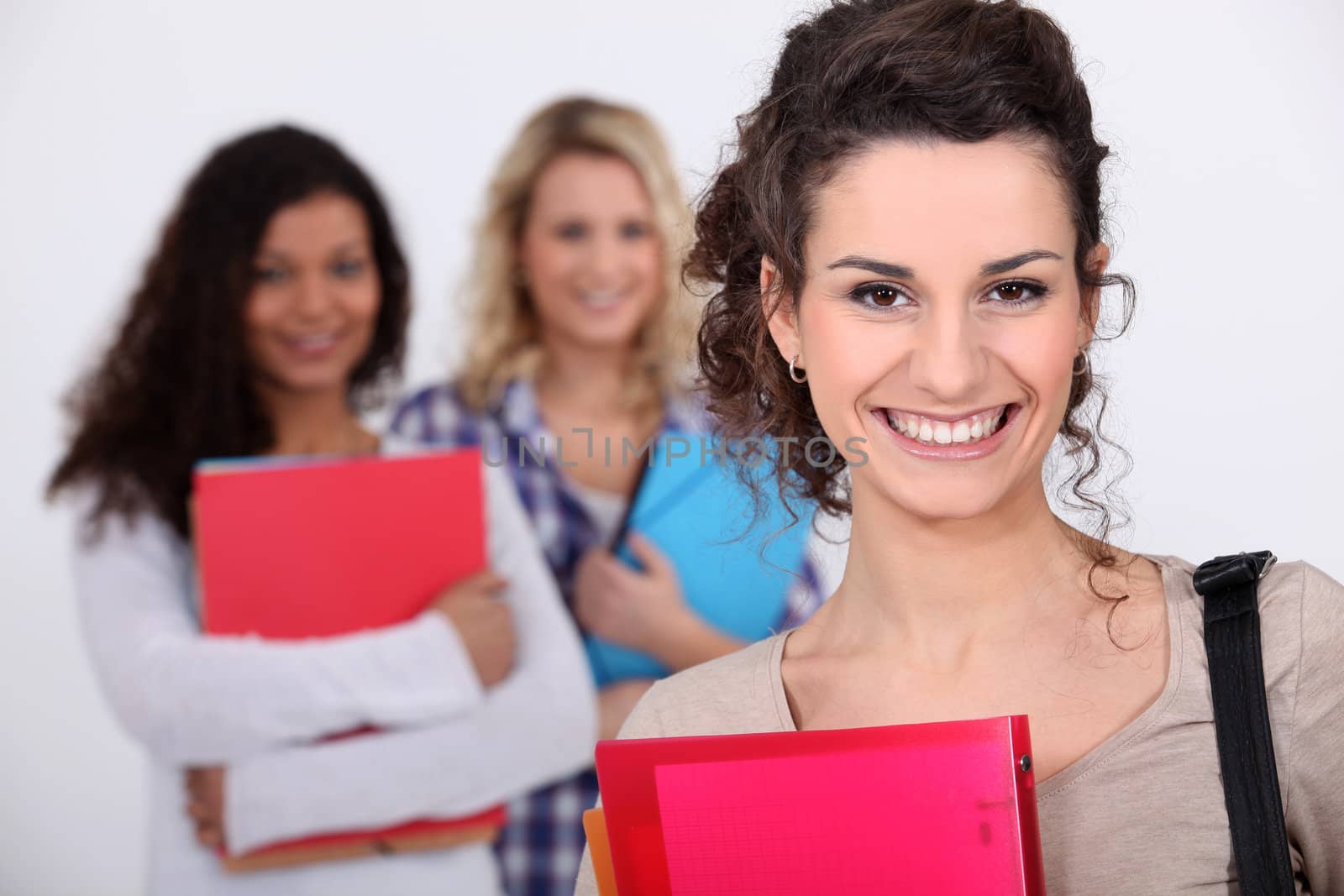 Three female students