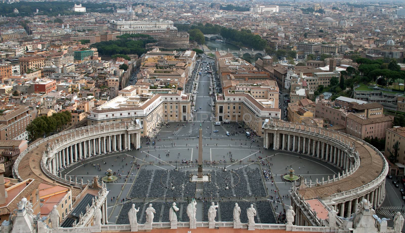 Saint Peter's Square. Rome. Italy.