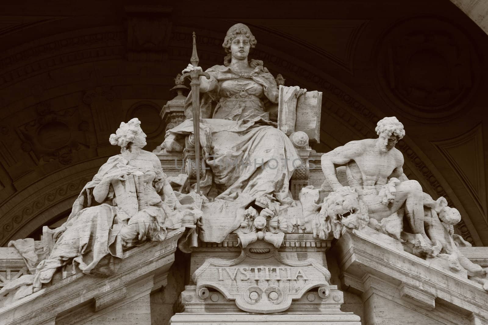 Angel statue in Rome