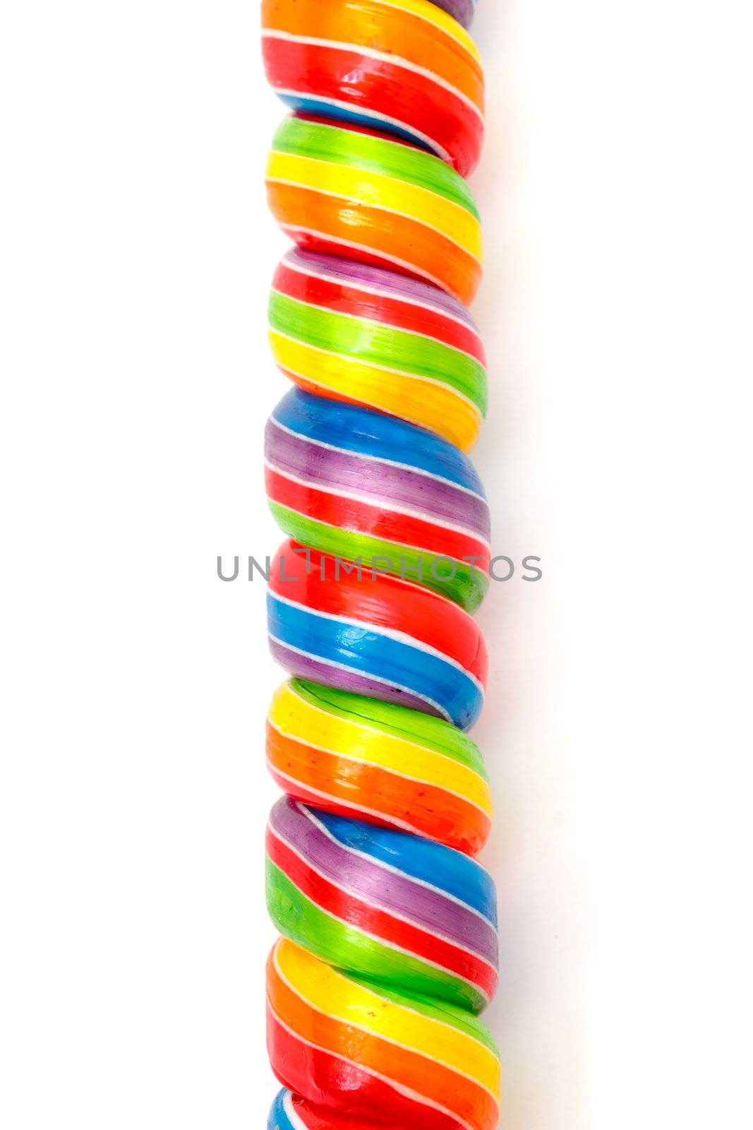 Rainbow Twirl Lollipop Candies by Discovod
