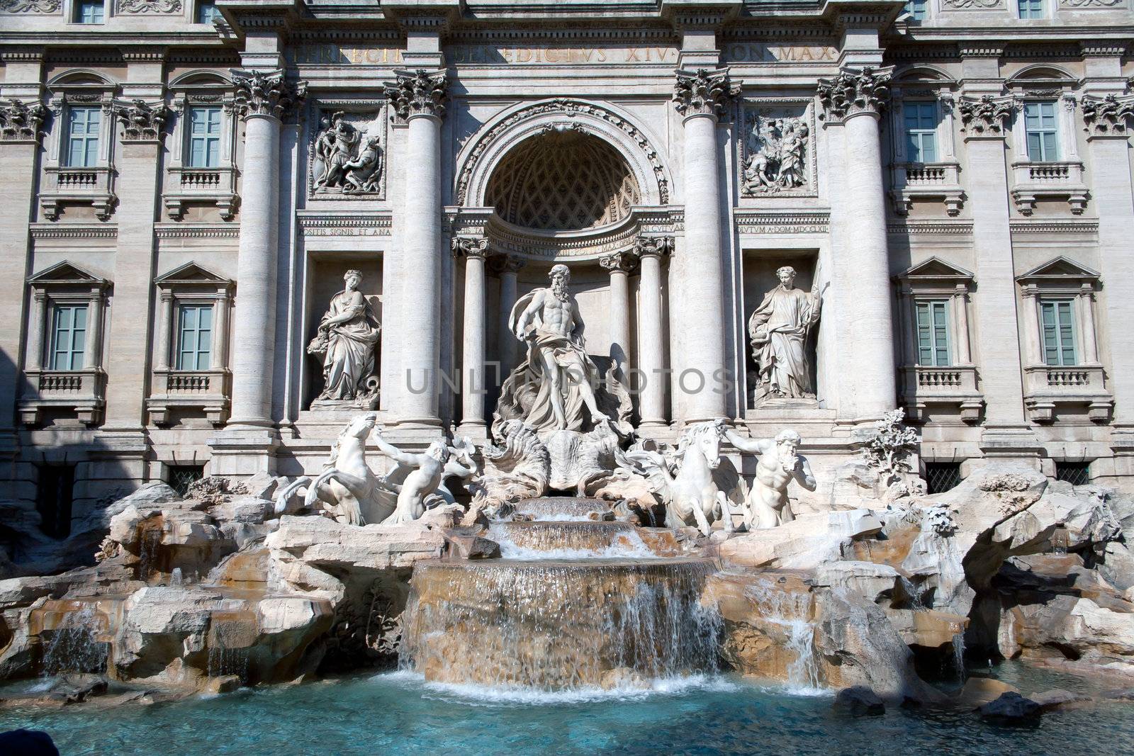 Trevi Fountain. Famous landmark in Rome