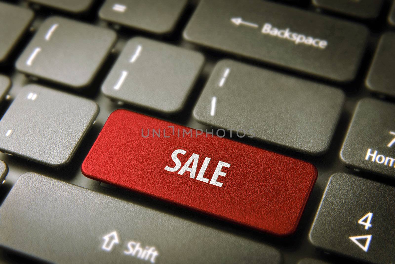 Online shopping sale business background by cienpies