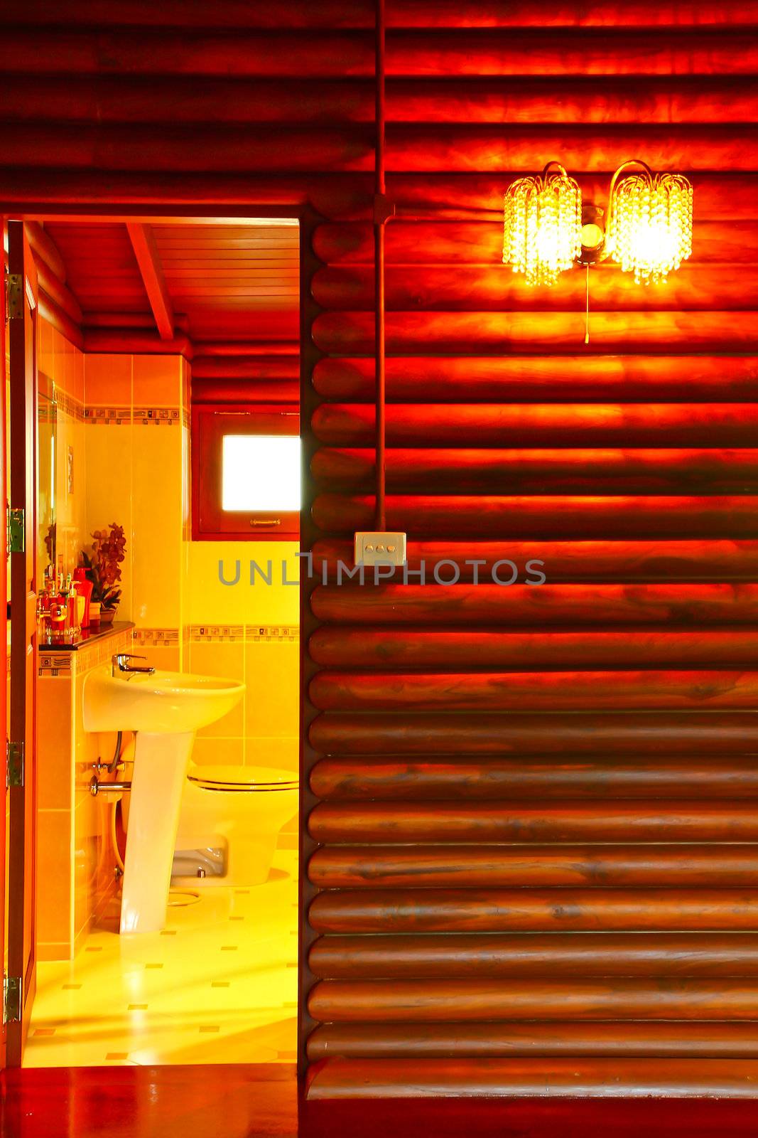toilets wooden by Photoguide