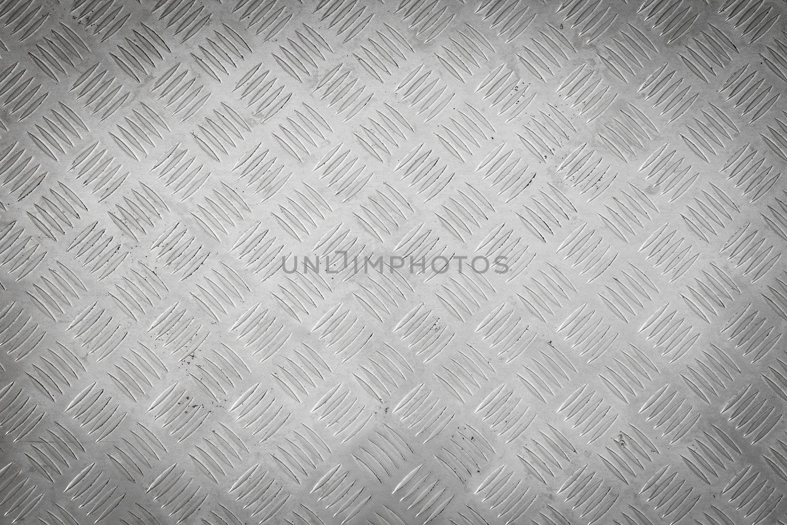 Background of metal diamond plate pattern.