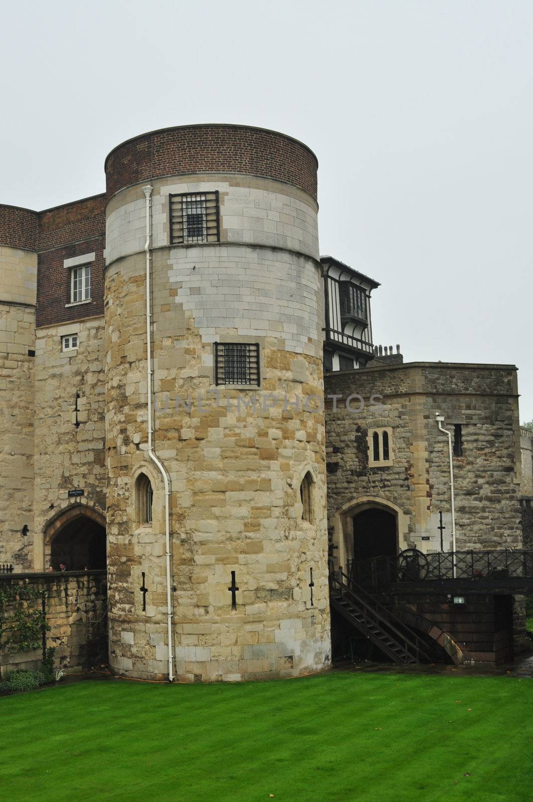 The Tower of London medieval castle and prison Middle Tower