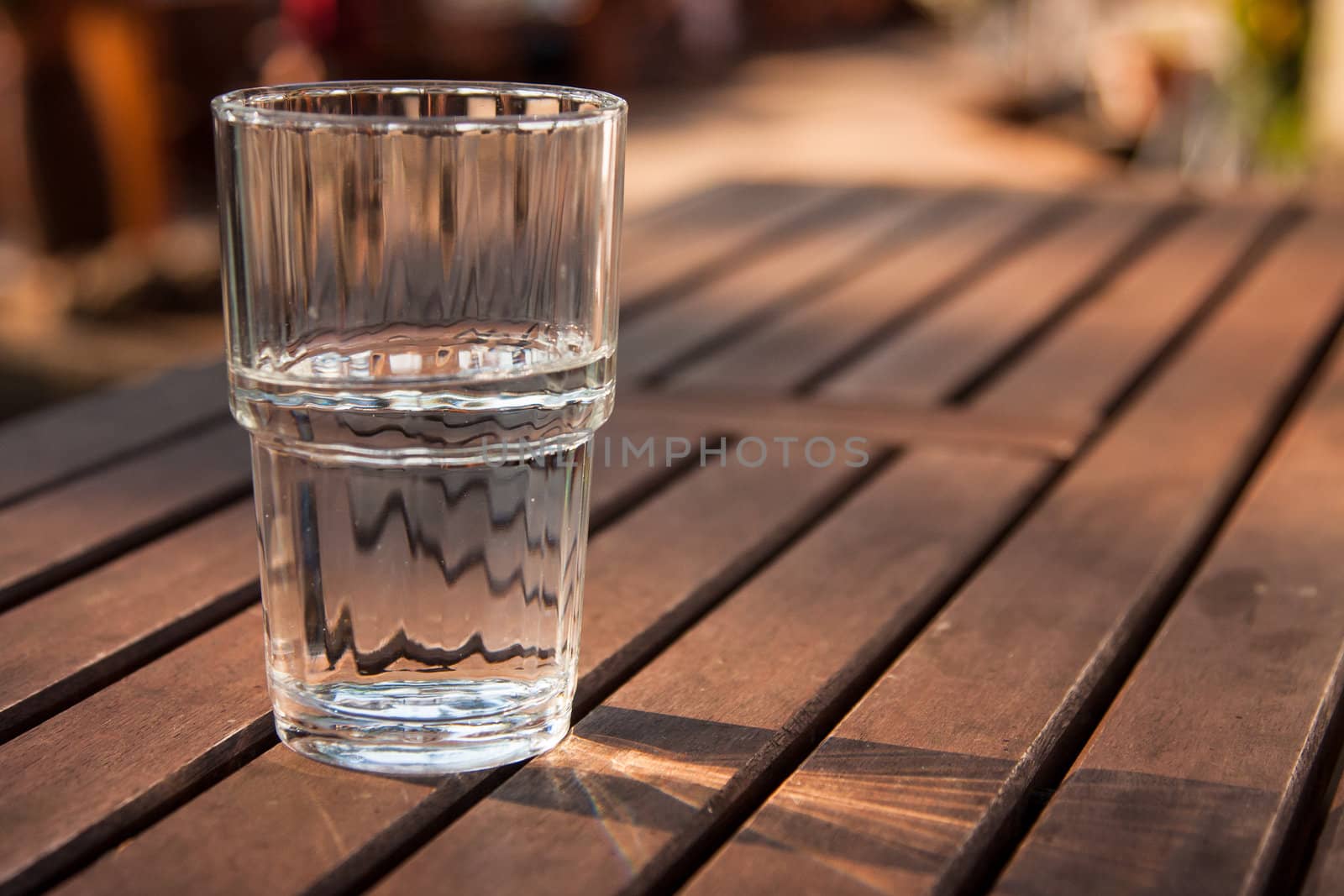Glass of water by totony