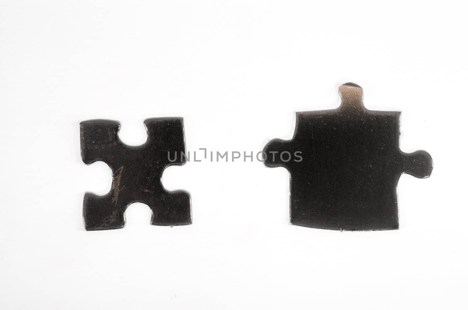 jigsaw puzzle  pieces isolated on a white background