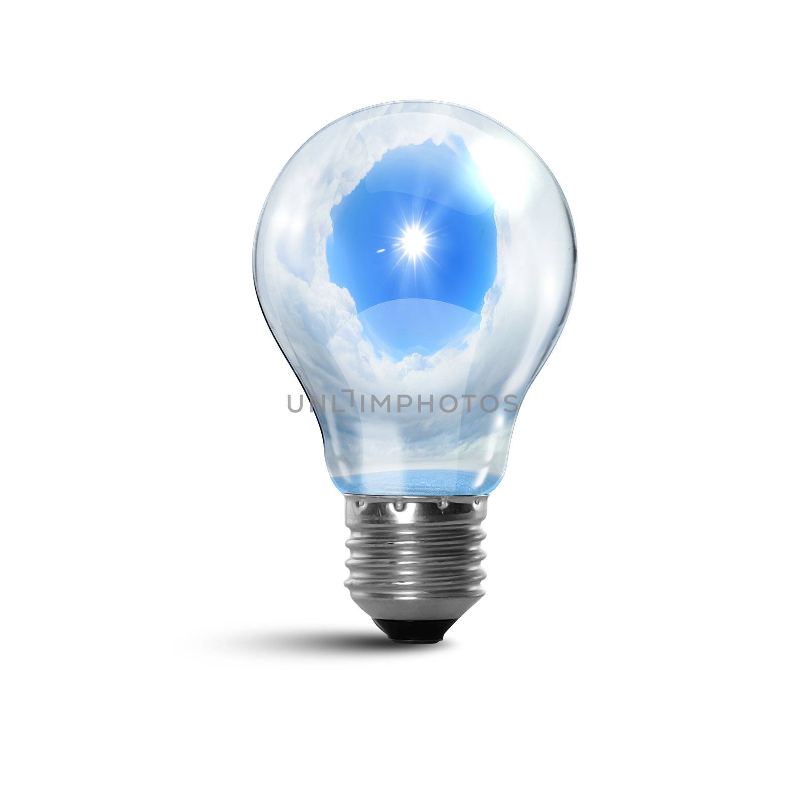 Ecology bulb light by sergey_nivens