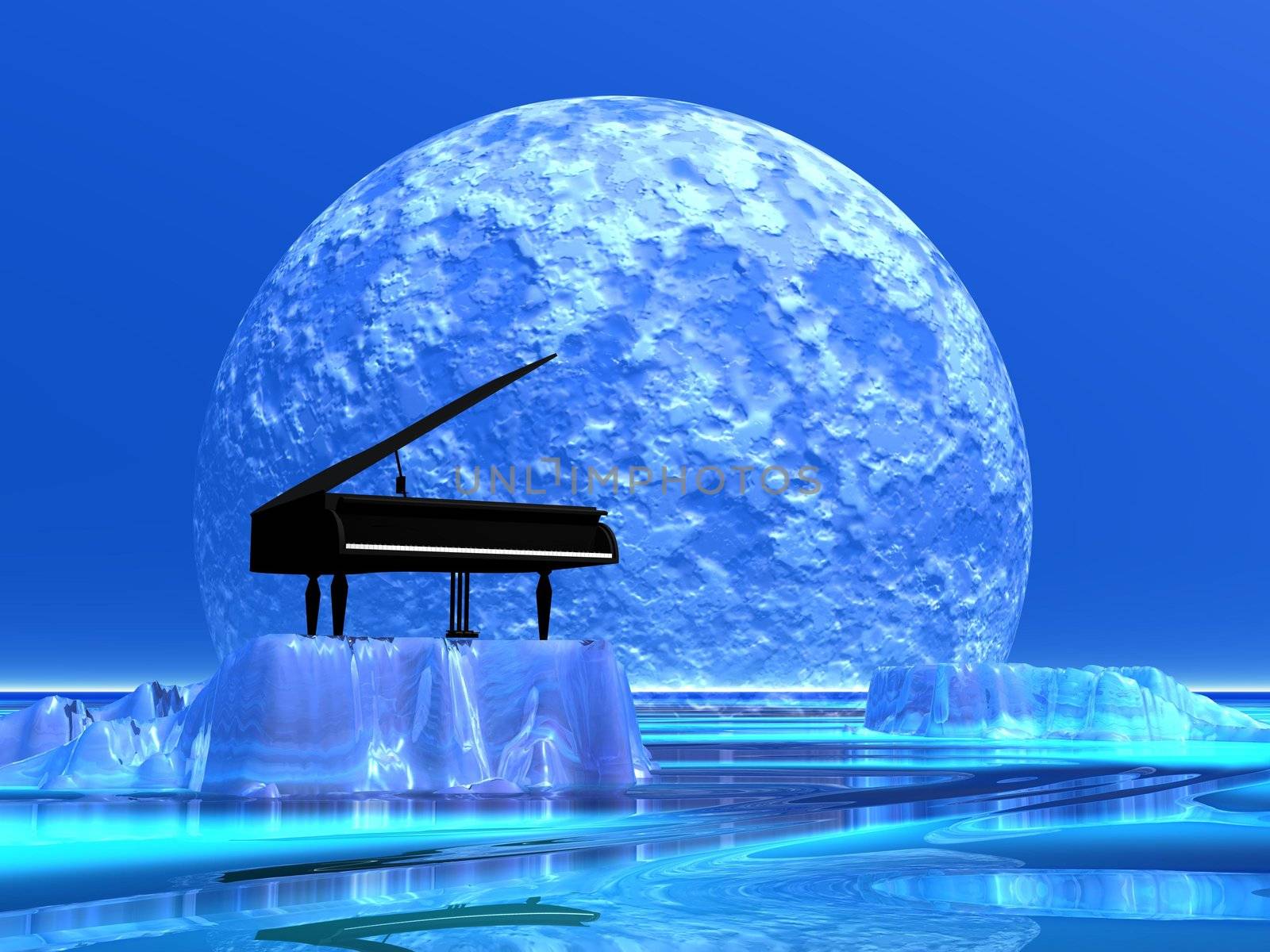 Romantic piano by Elenaphotos21