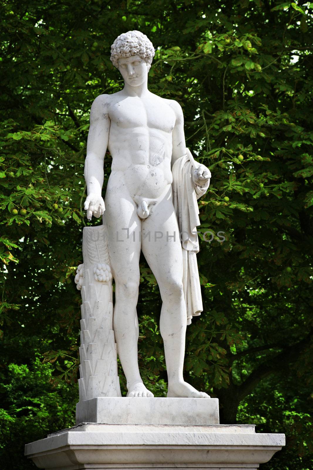 18th century statue in Sanssouci Park in Potsdam, Germany.
