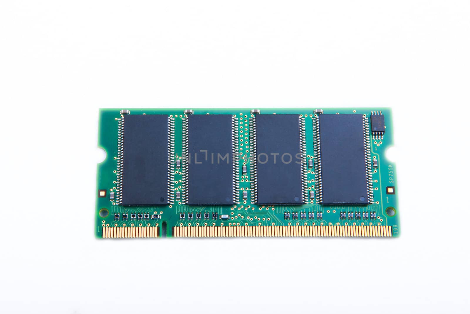 RAM memory close up