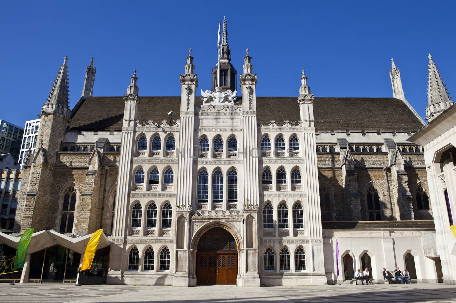 The magnificent Guildhall in London.