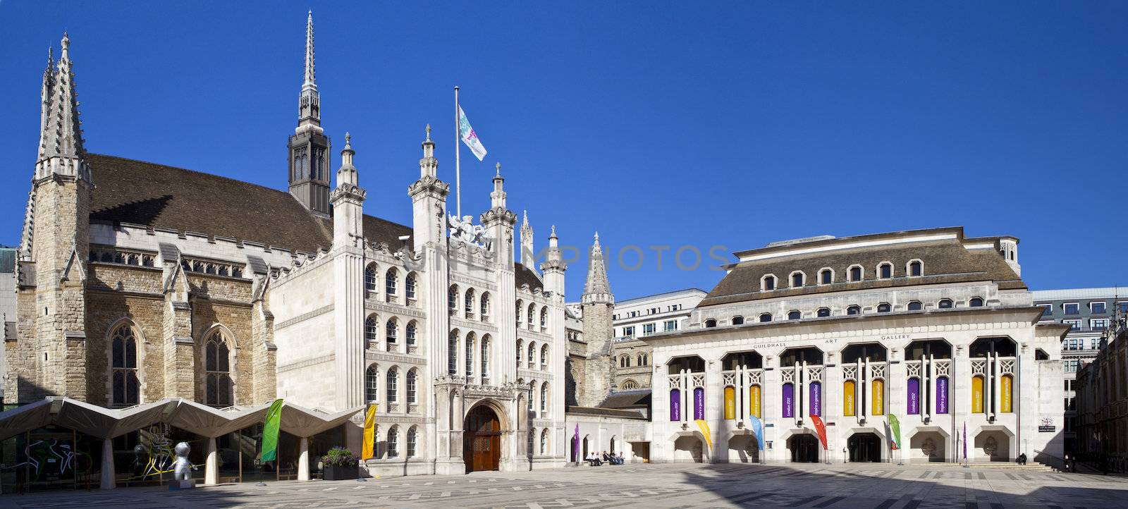 London Guildhall and Guildhall Art Gallery by chrisdorney