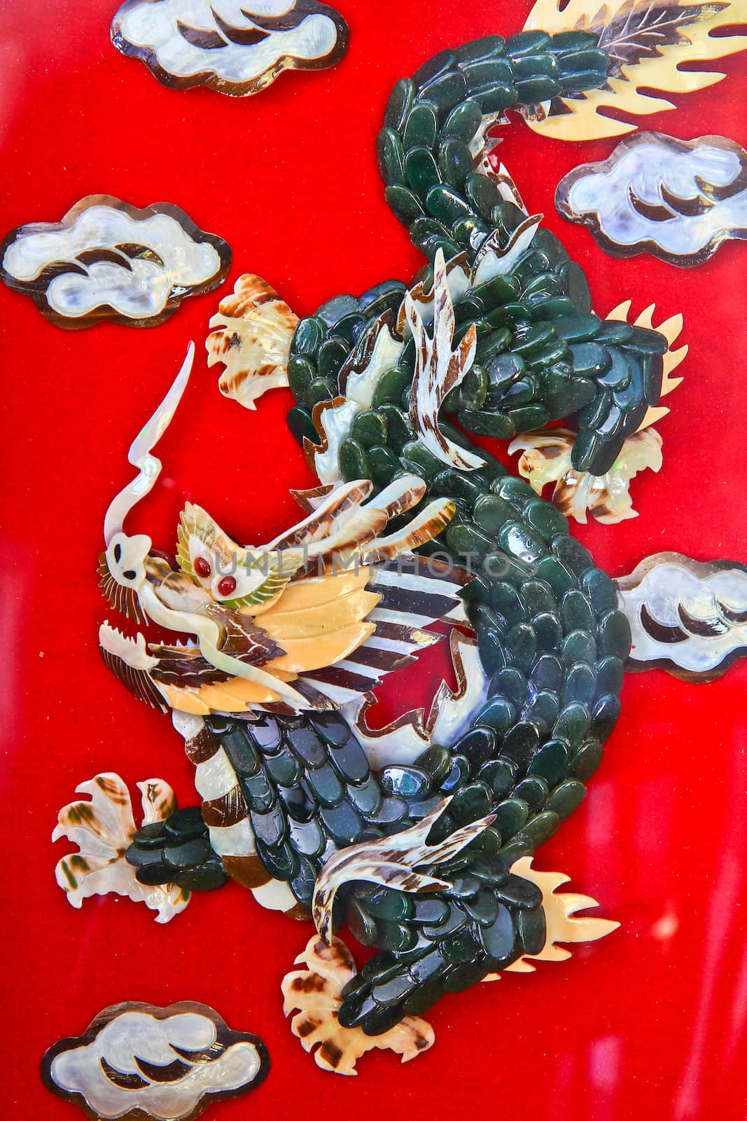 dragon Red background
