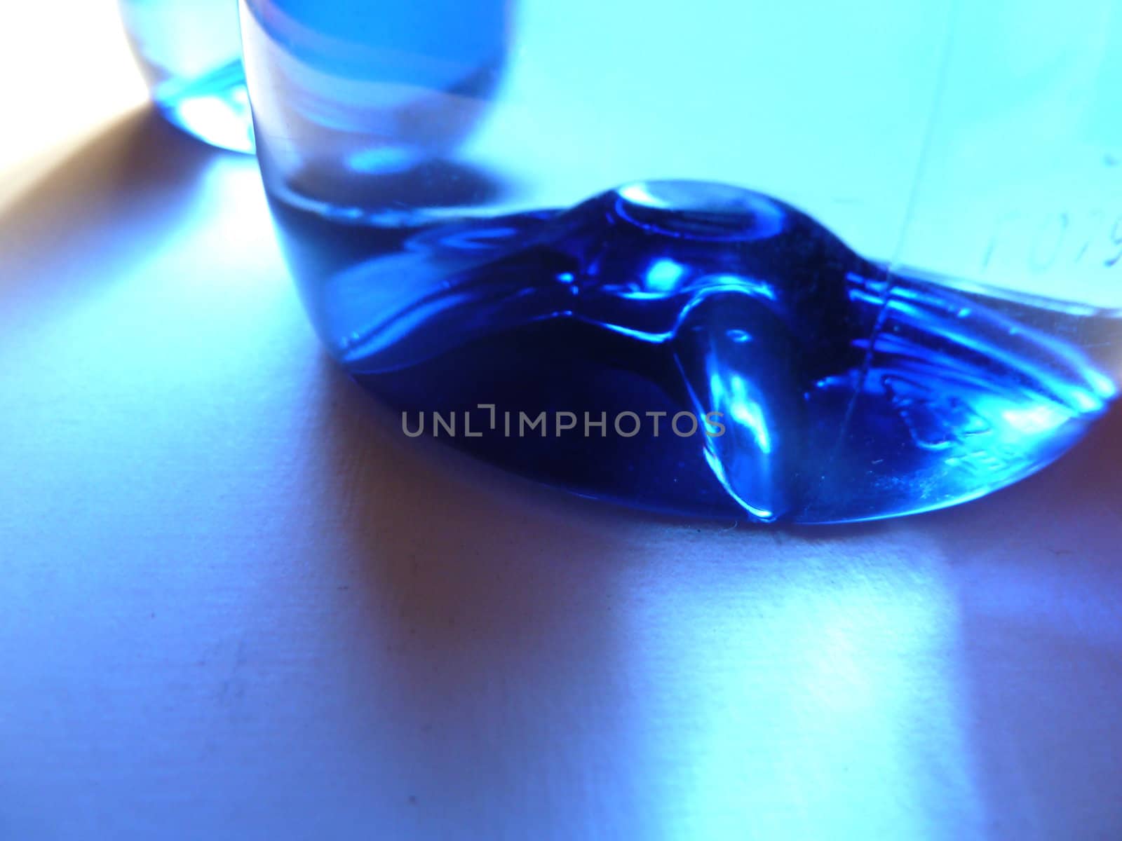 bright blue bottle by gazmoi