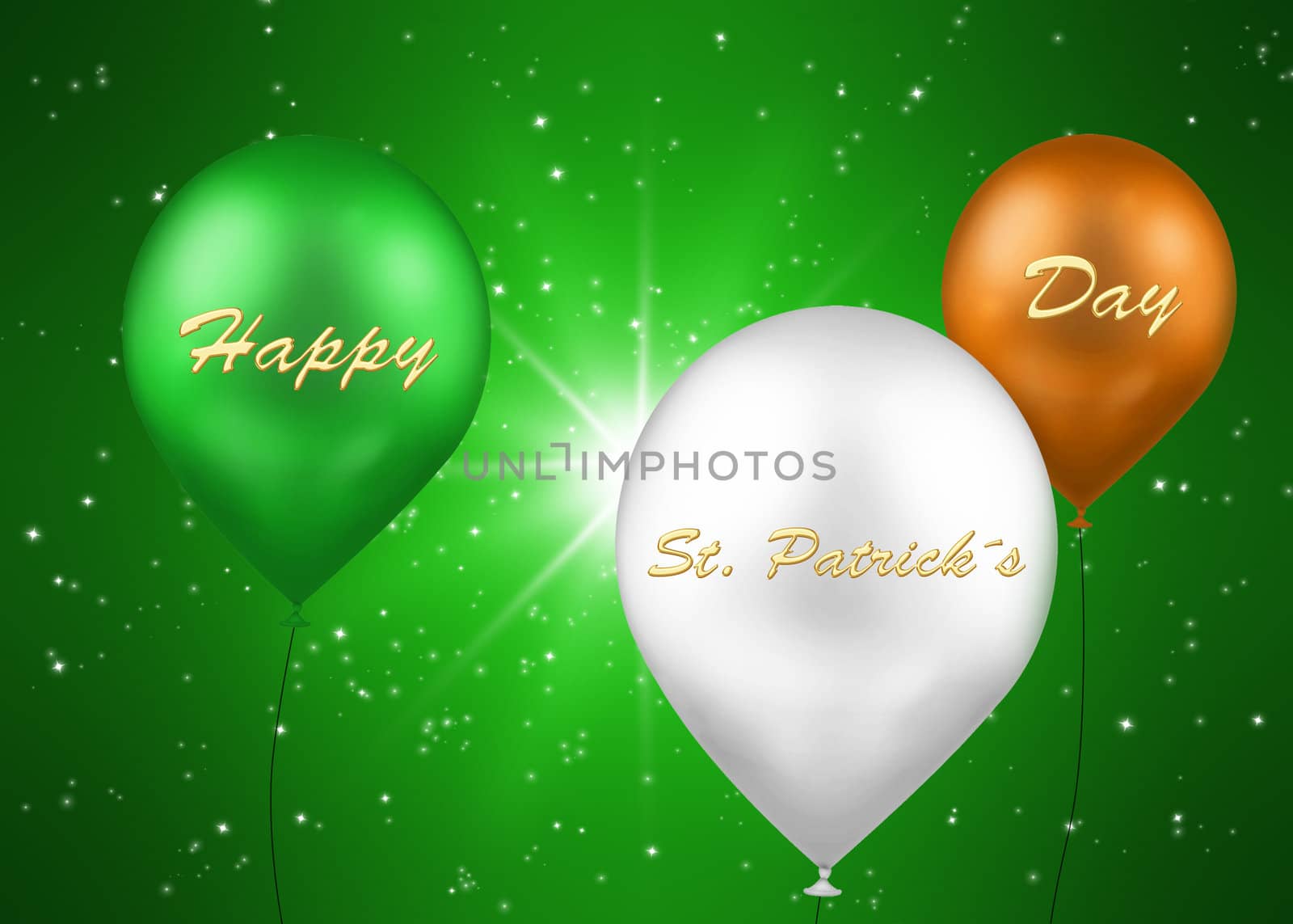 St. Patrick´s Day Irish Balloons by SorayaShan