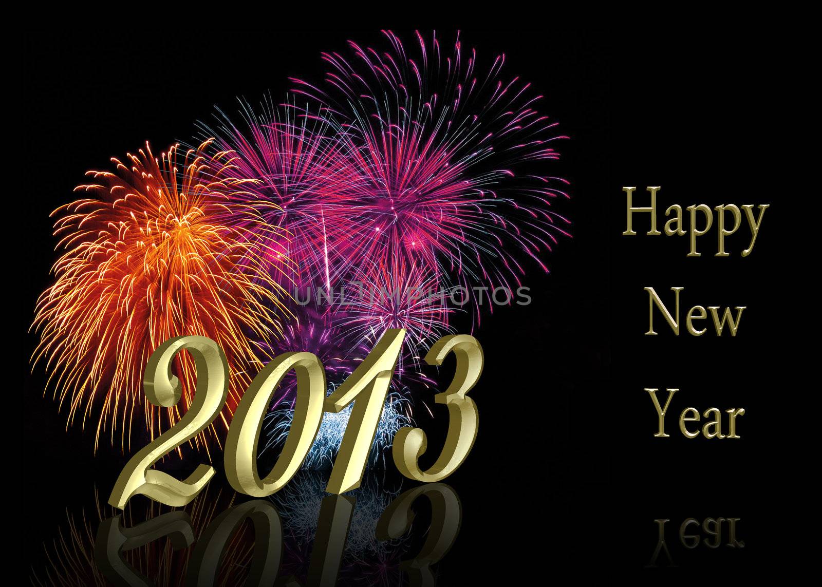 New Year 2013 Fireworks by SorayaShan
