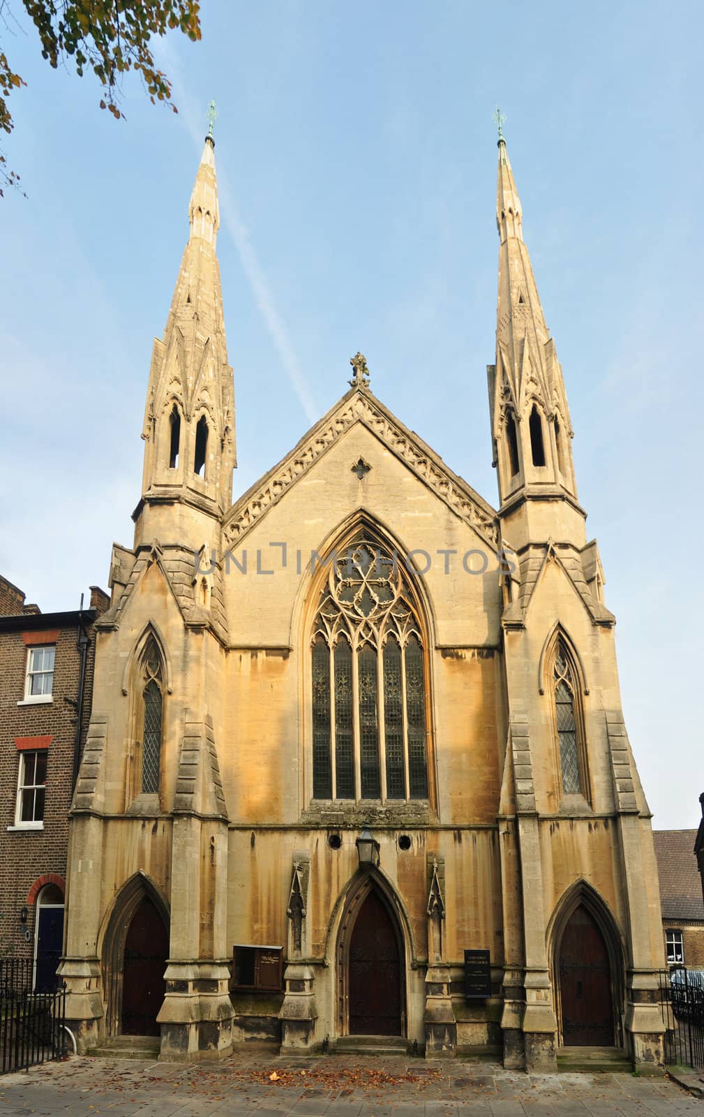 Heath Street Baptist Church London England general view