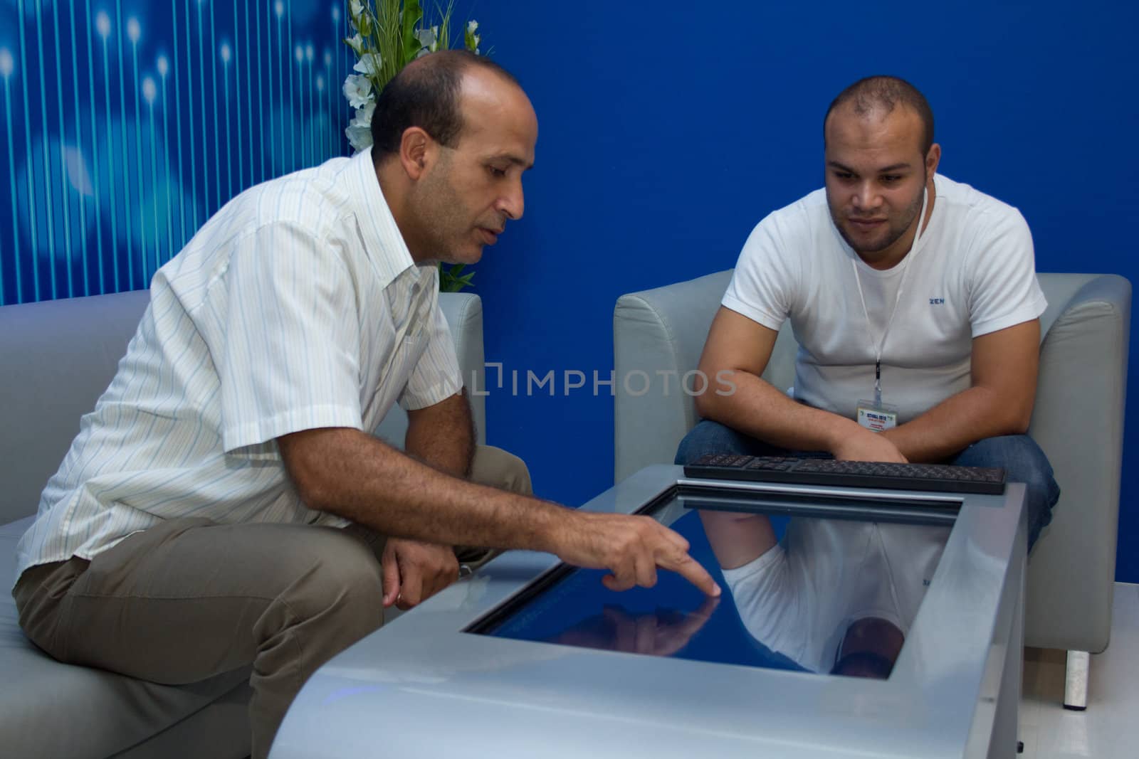 Hammamet – September 19: ICT4ALL Exibition held at the Congress and Exhibition Center of Medina-Hammamet in Yasmine Hammamet, Tunisia on September 19, 2012