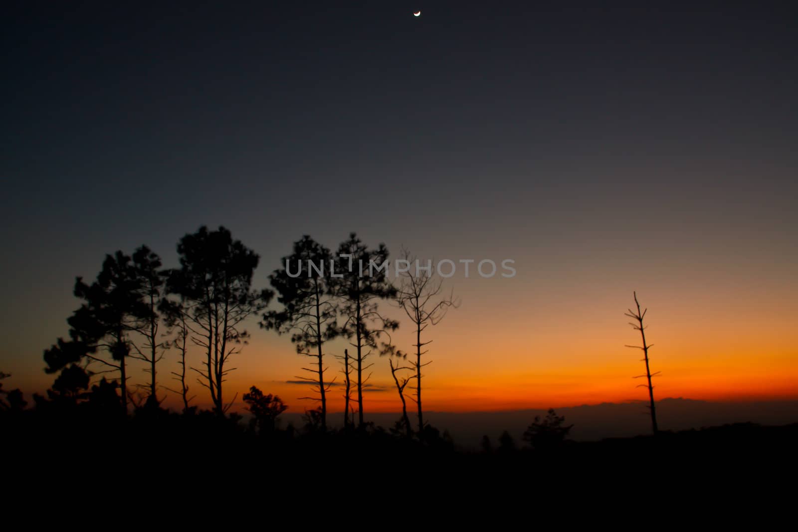 sunset mountain by Photoguide