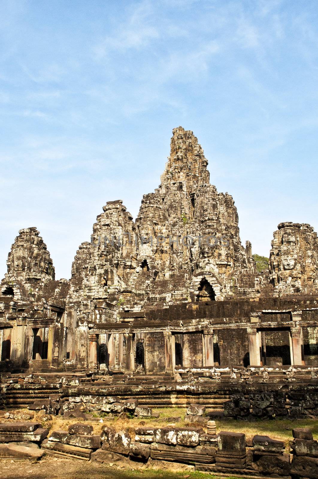 Bayon, siem reap, Cambodia, was inscribed on the UNESCO World Heritage List in 1992.