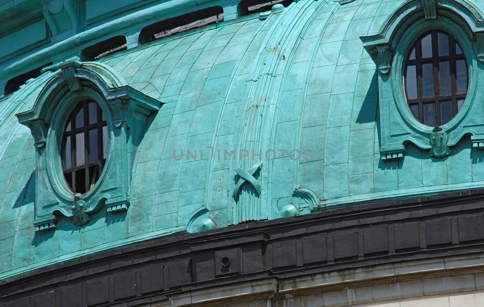 Patina colored top building details by varbenov