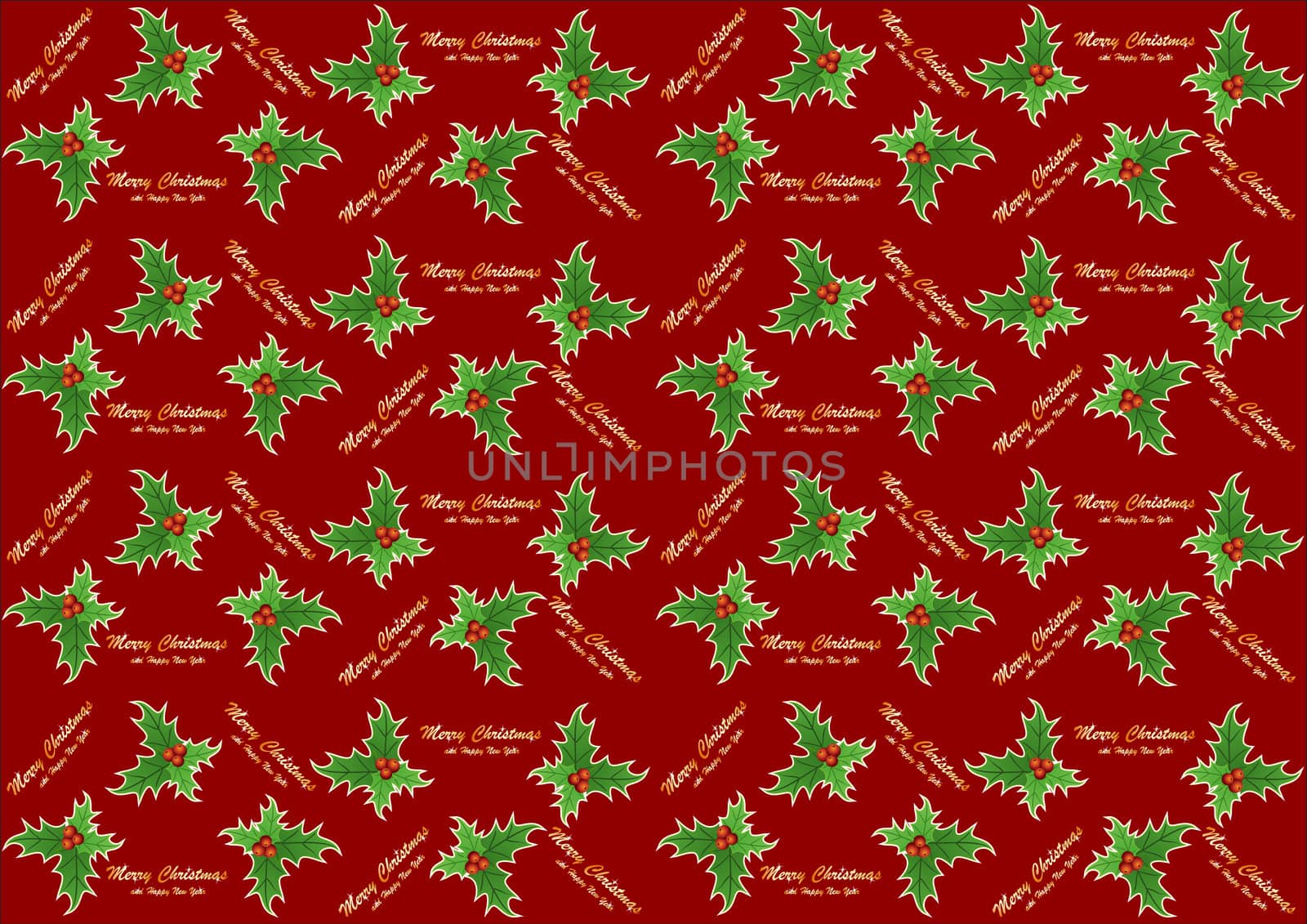 seamless background for Christmas by rodakm