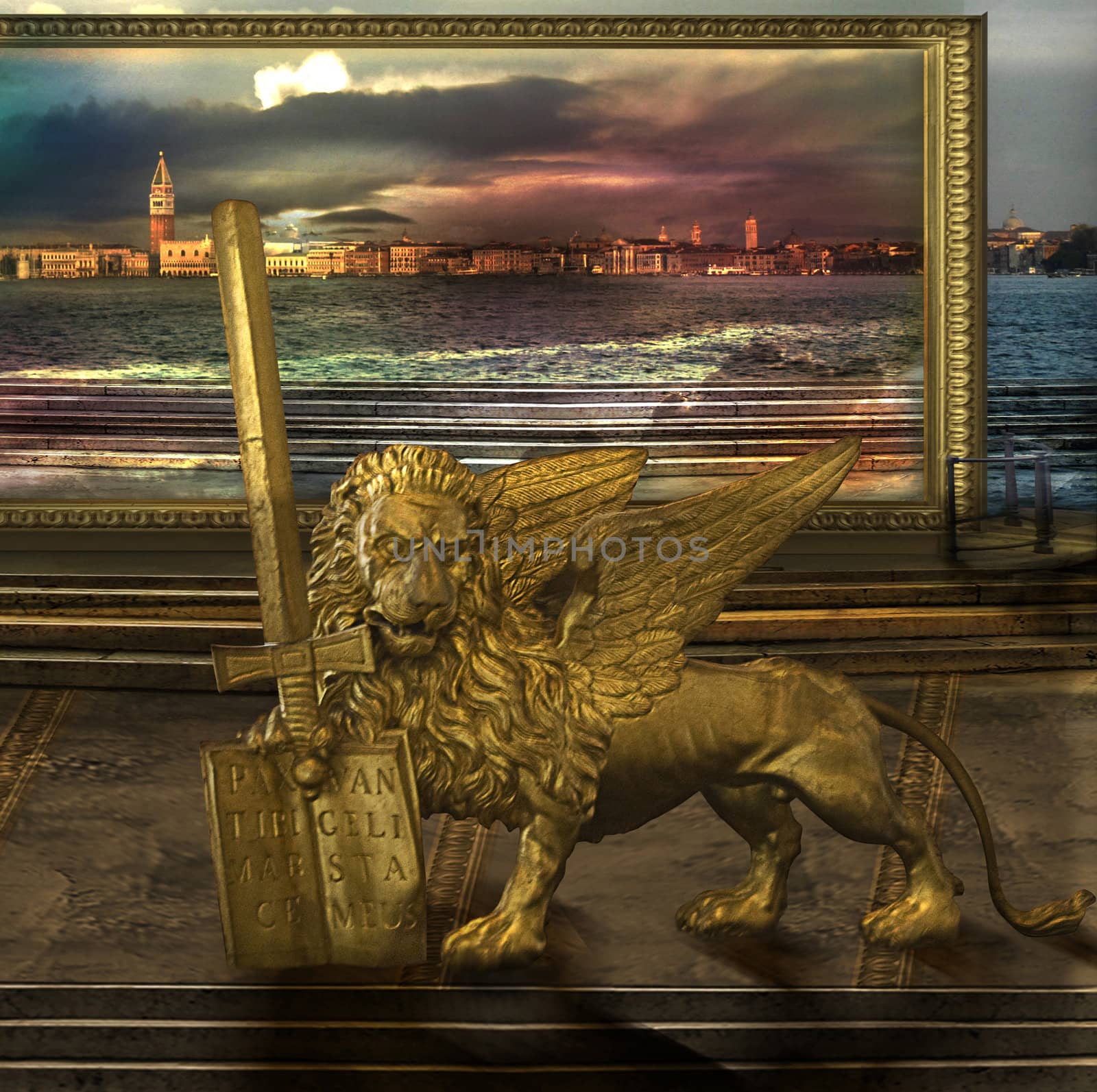 The golden Leo in alternative earth by sattva
