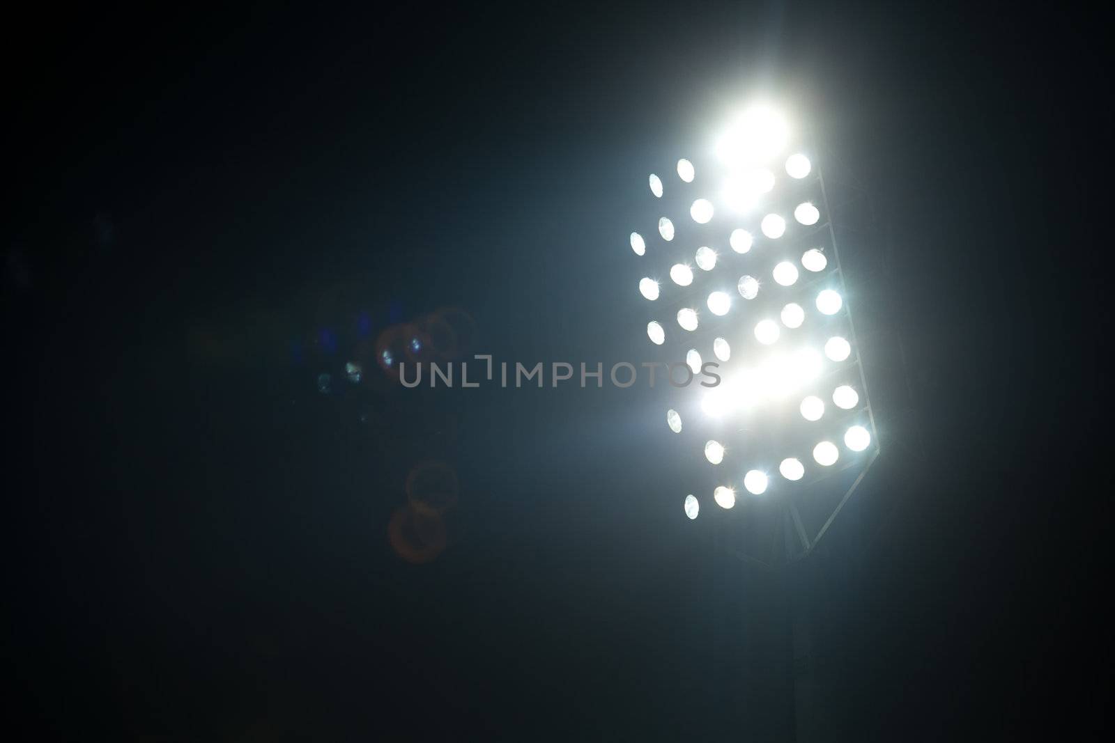 Stadium lights by Portokalis