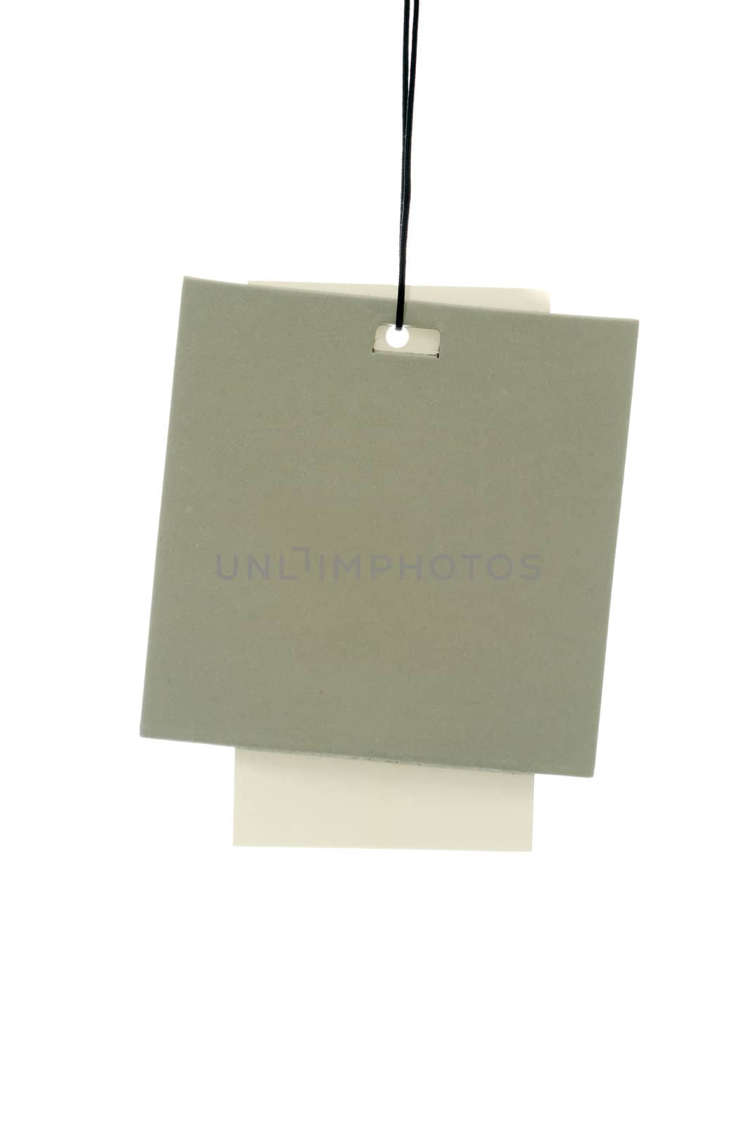 Label on a white background
