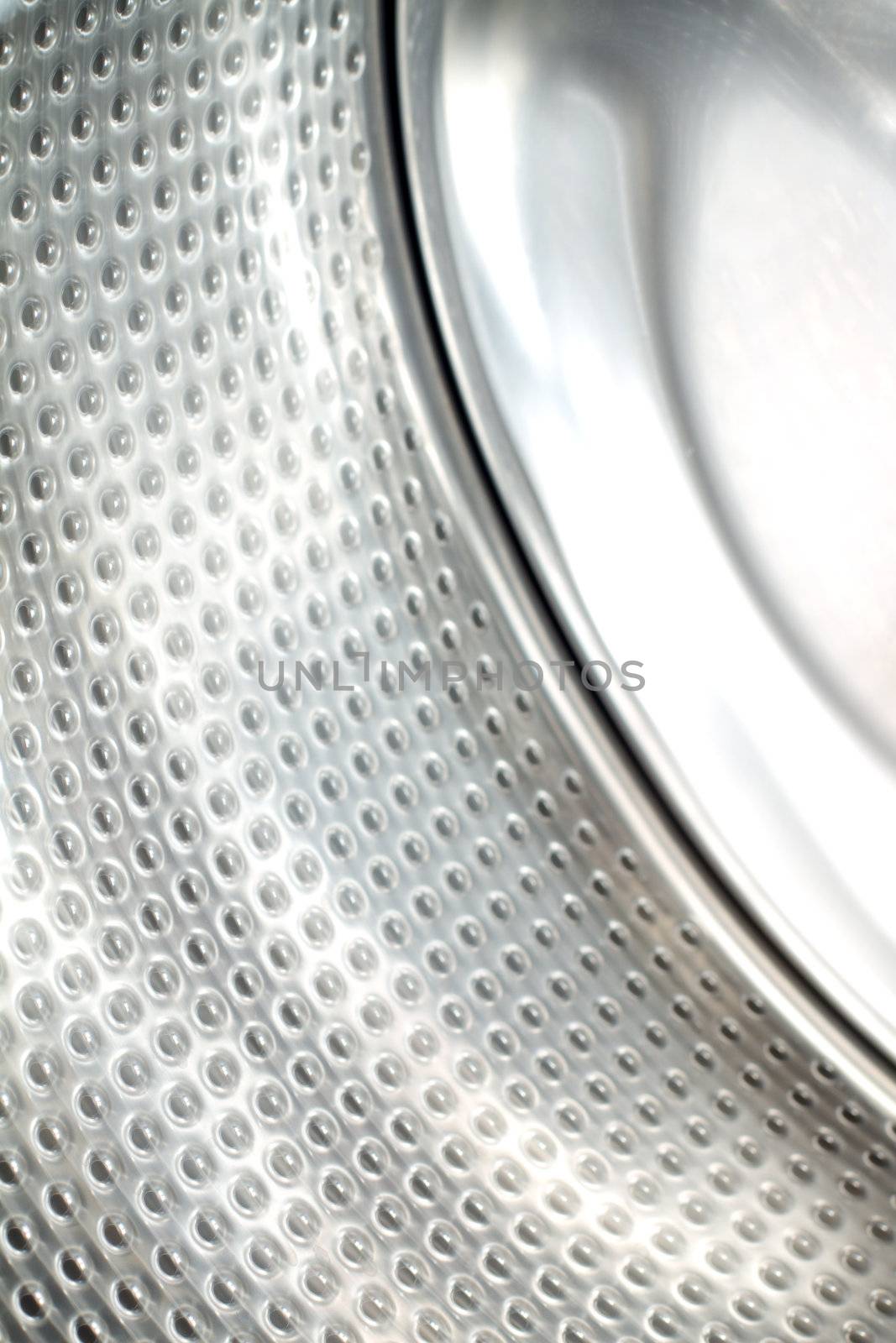 Washing machine drum interior