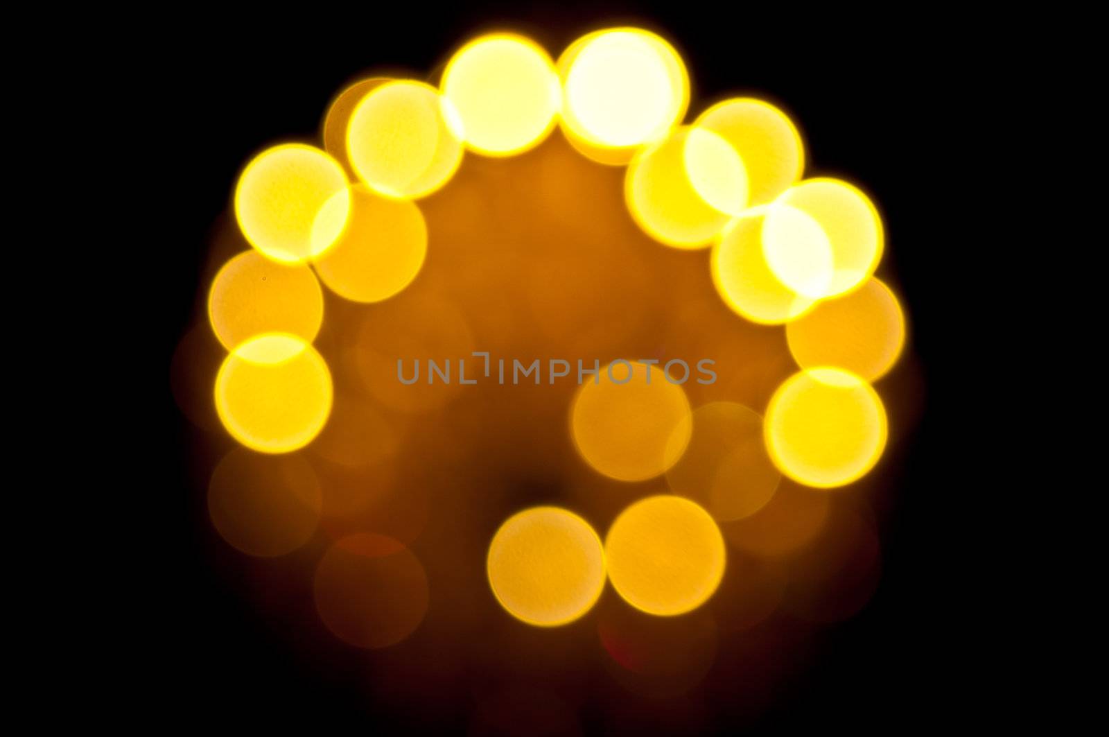 defocus of light background