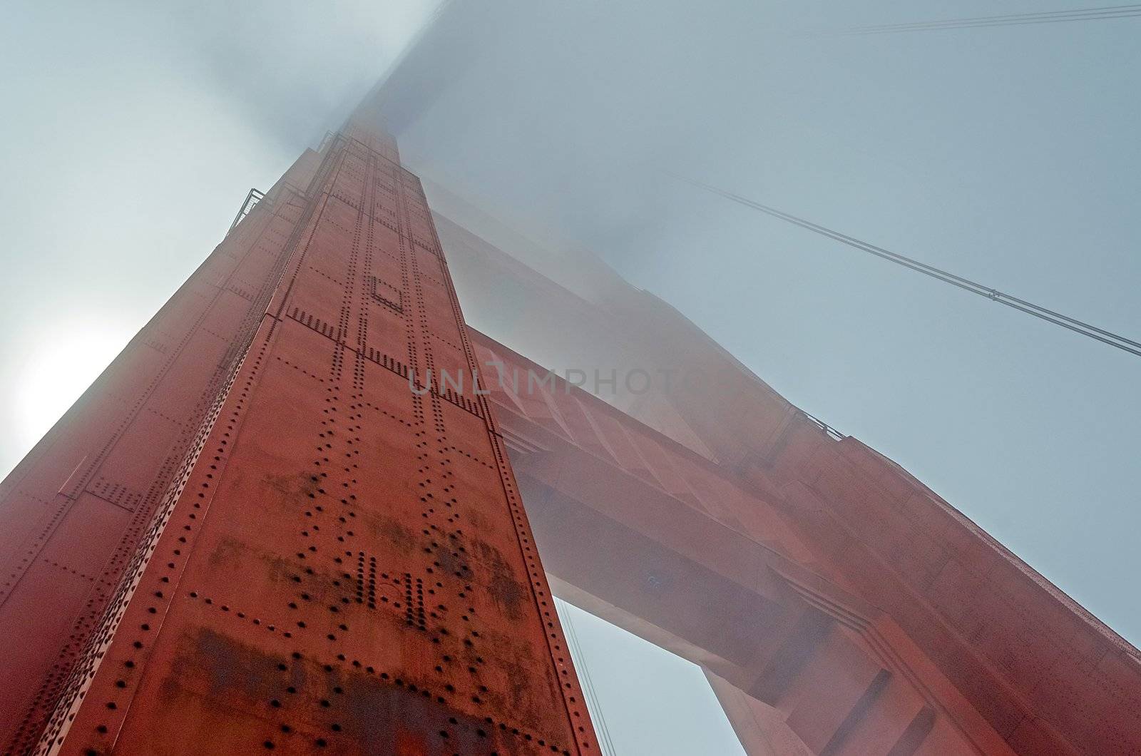 Golden Gate Bridge in the Fog by marcorubino